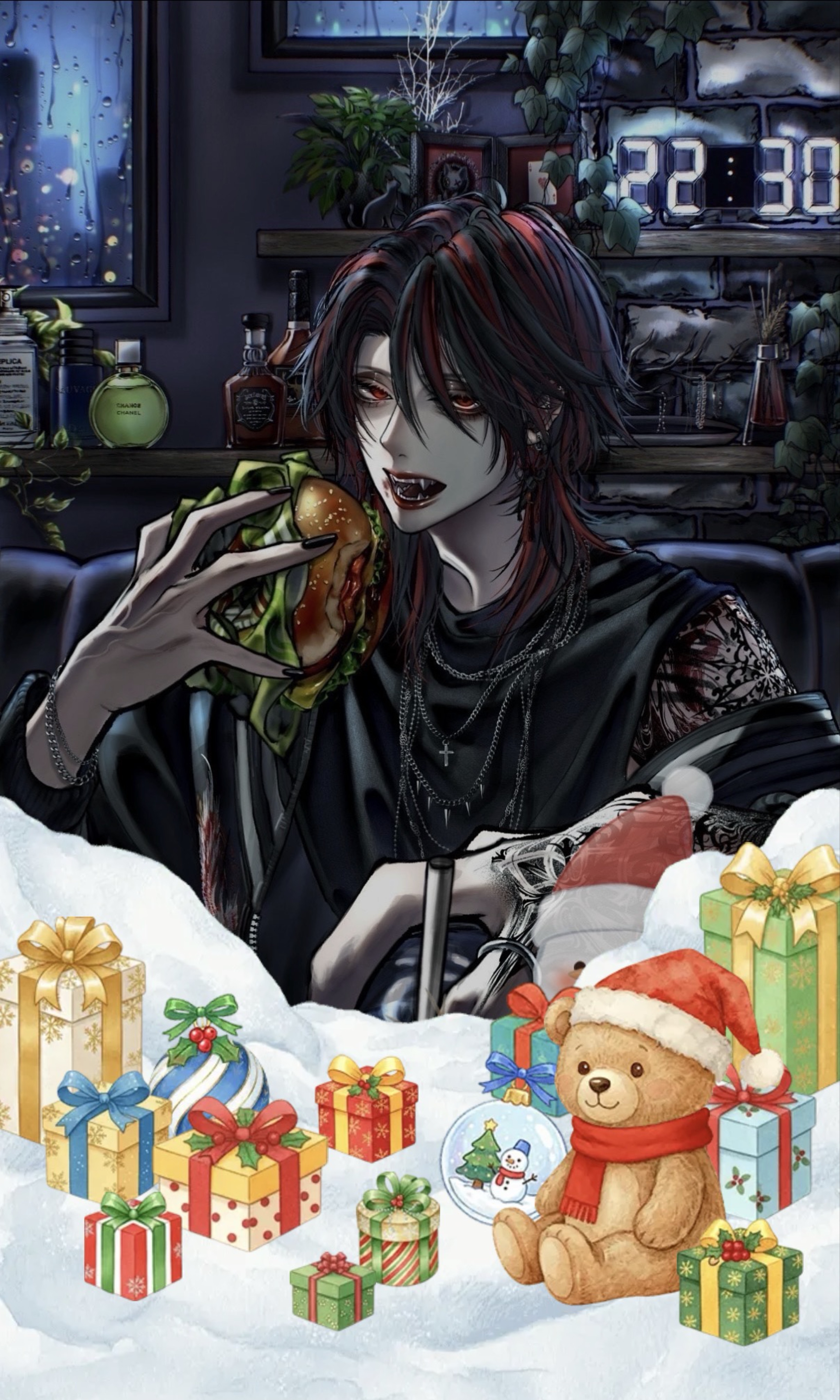 初️⭕️夜更かしサンタさん