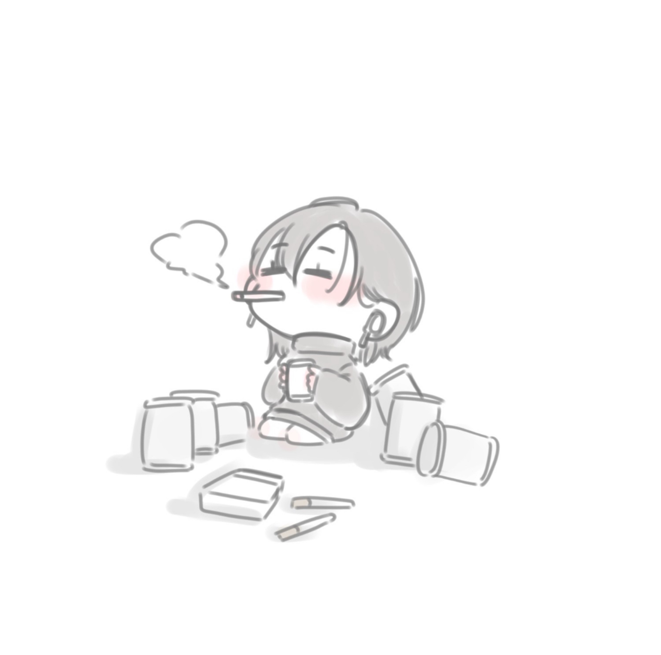 自販機にオレンジジュースを買いに行くよ