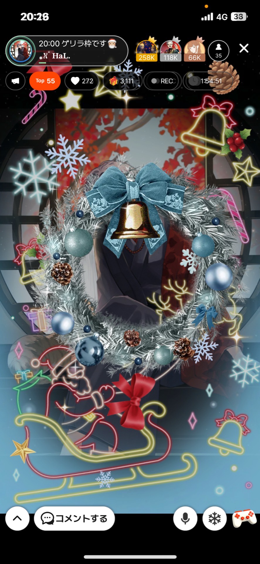 20:00 ゲリラ枠です🎅🏼