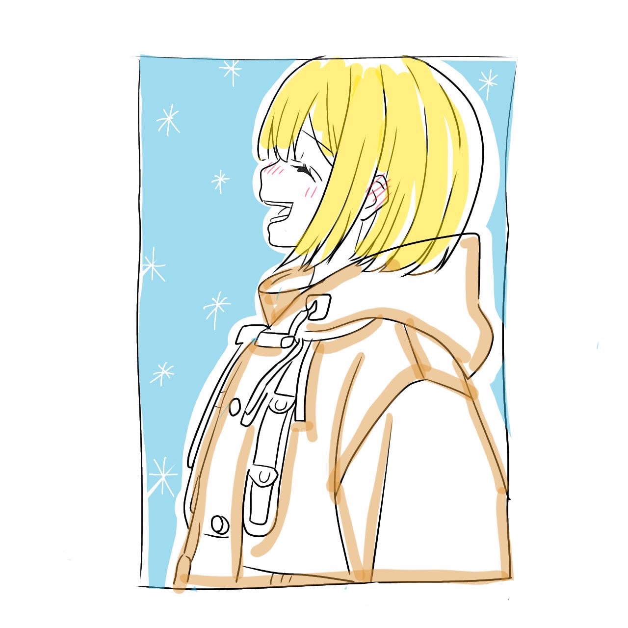 おはようっていいにきて！