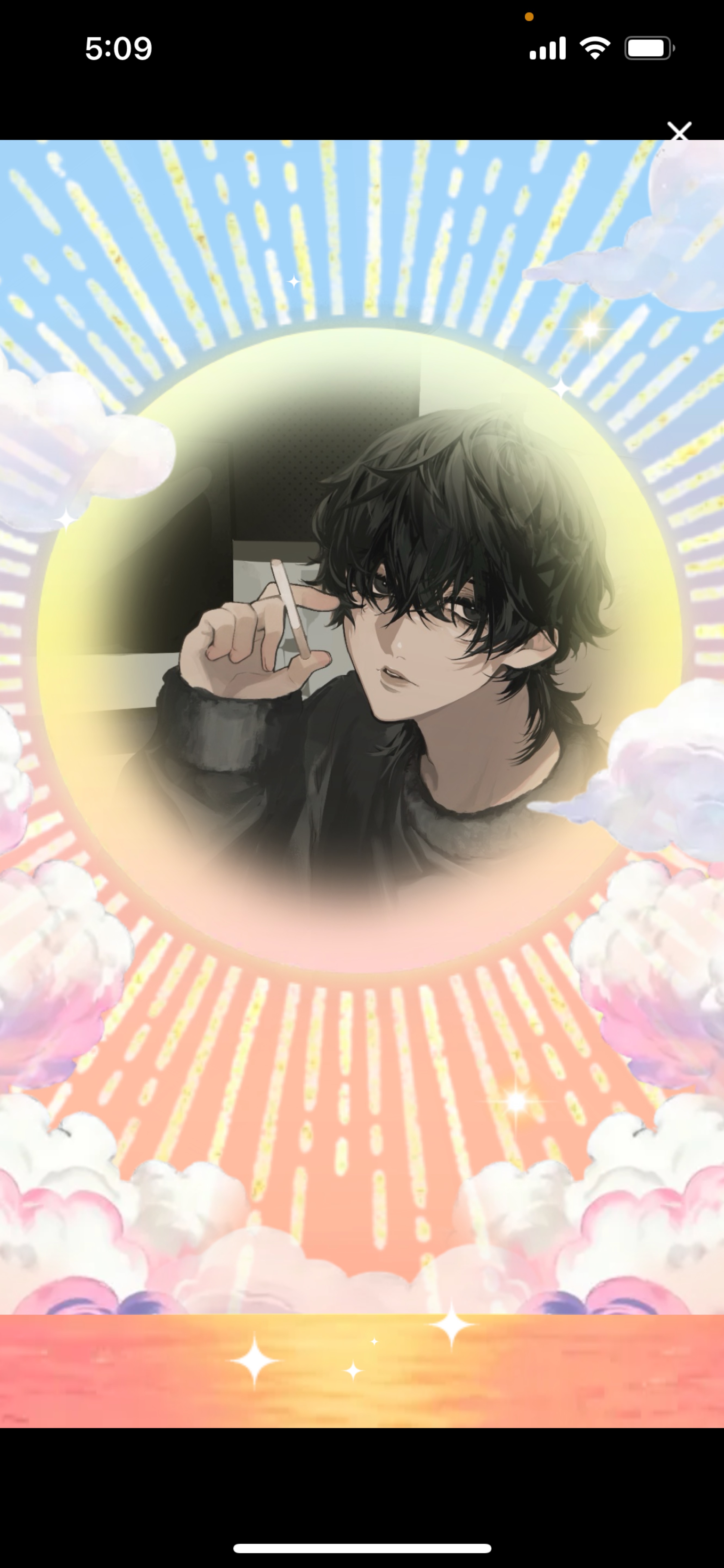 初潜〇 落ち着く喫煙所。