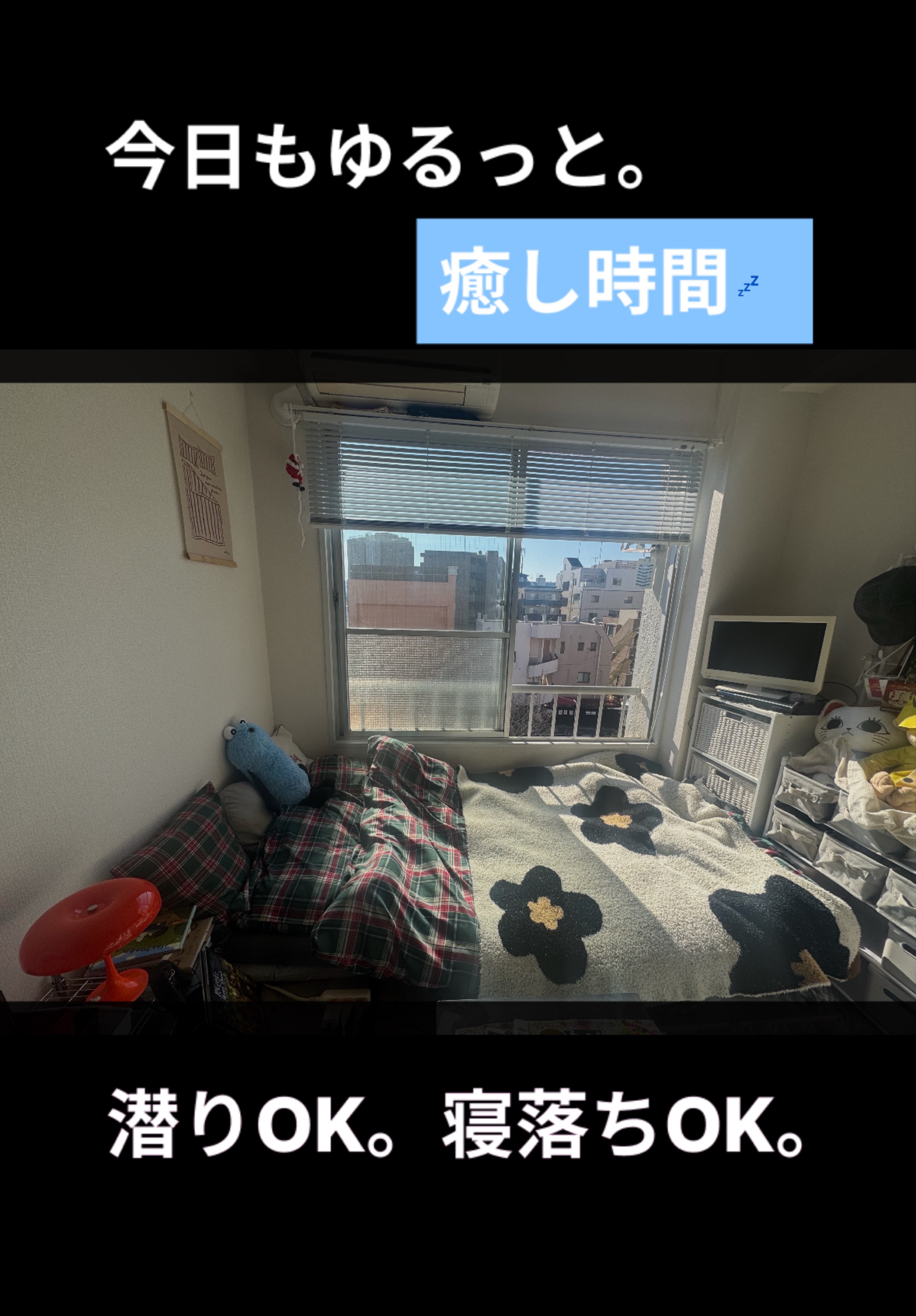 🏠配信ではない。生活してます。
