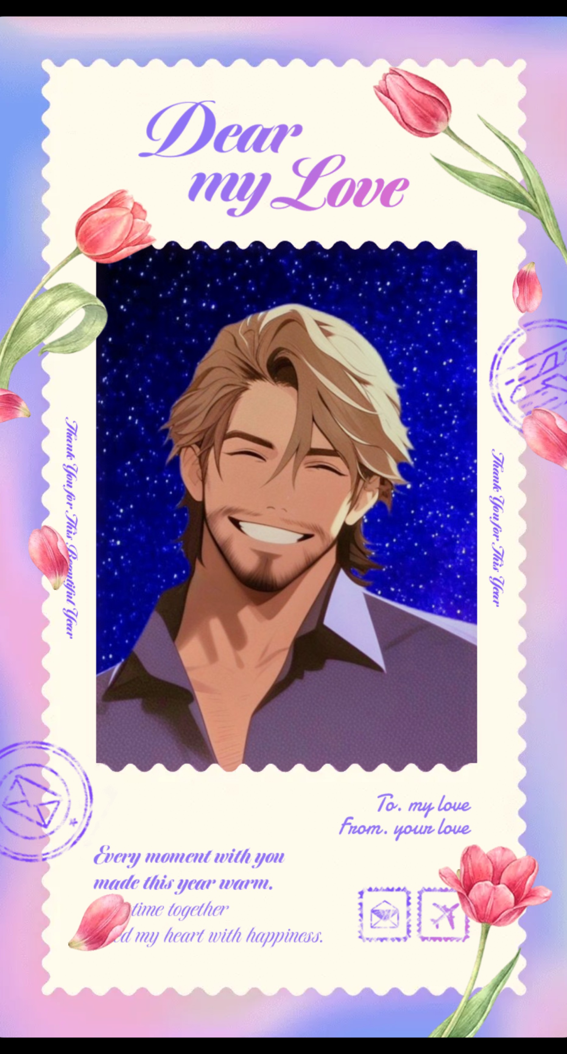 1年 ありがとう💐*·̩͙𓈒𓂂𓏸🌙✨