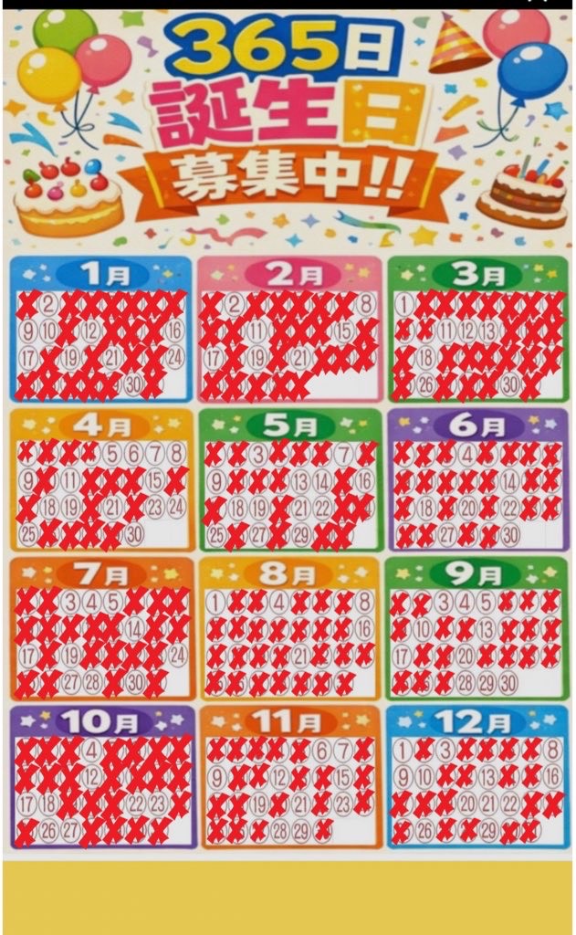 誕生日埋めてくれ‼️