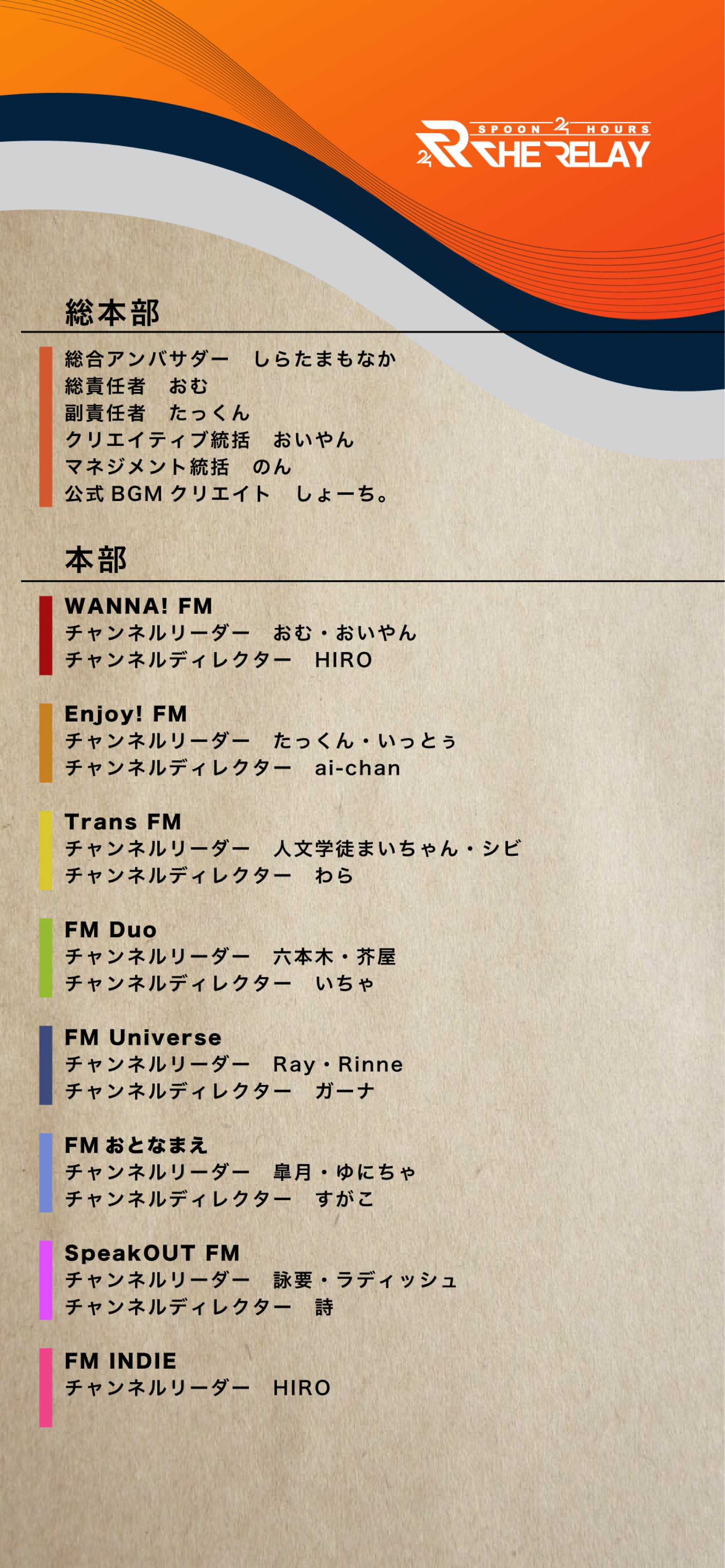 「Transmit」FM新番組