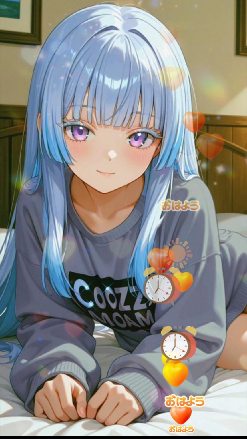 初潜寝◎ 寝る前におはなししよ