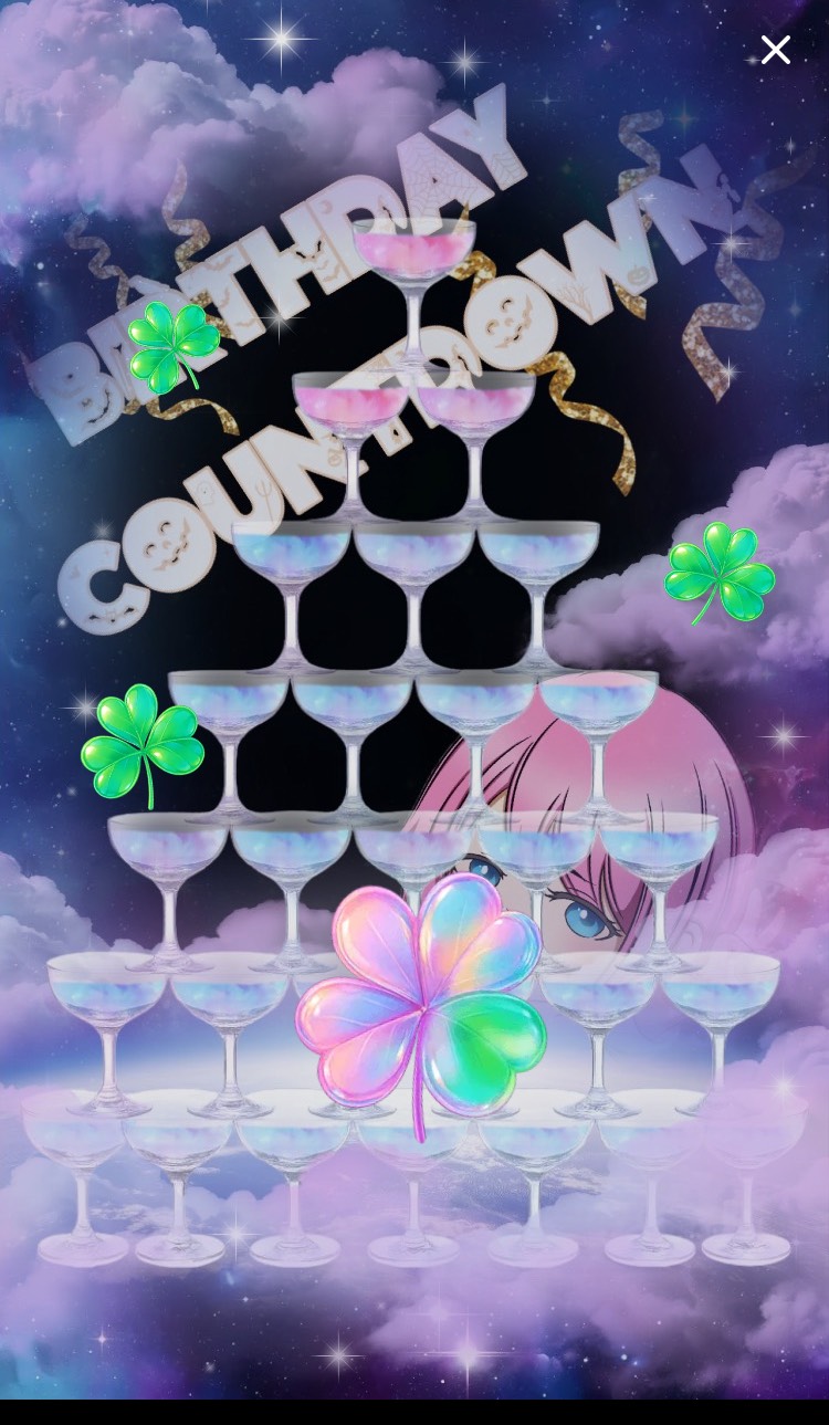 BDカウントダウン🎂