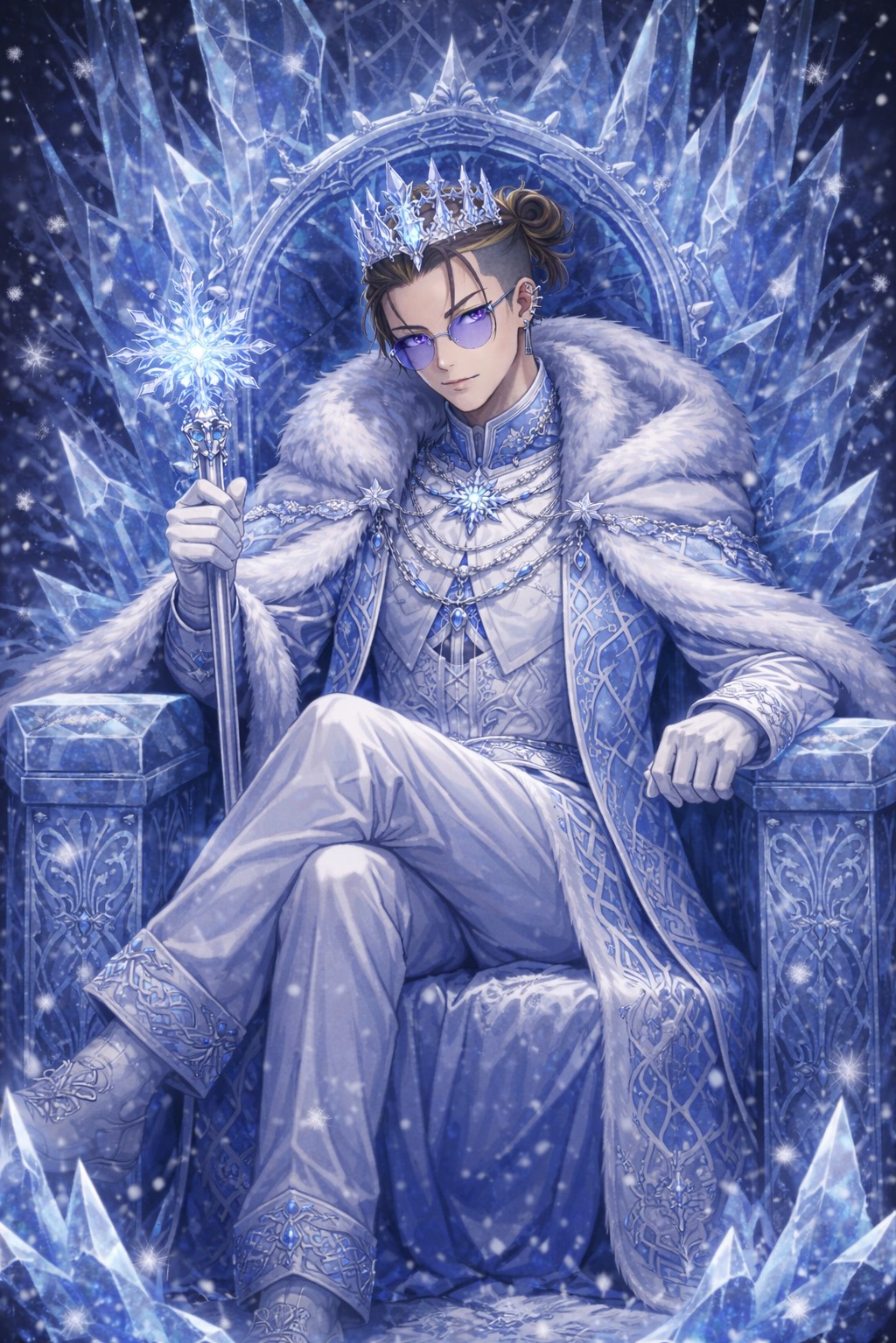 雪の女王です⛄️❄️