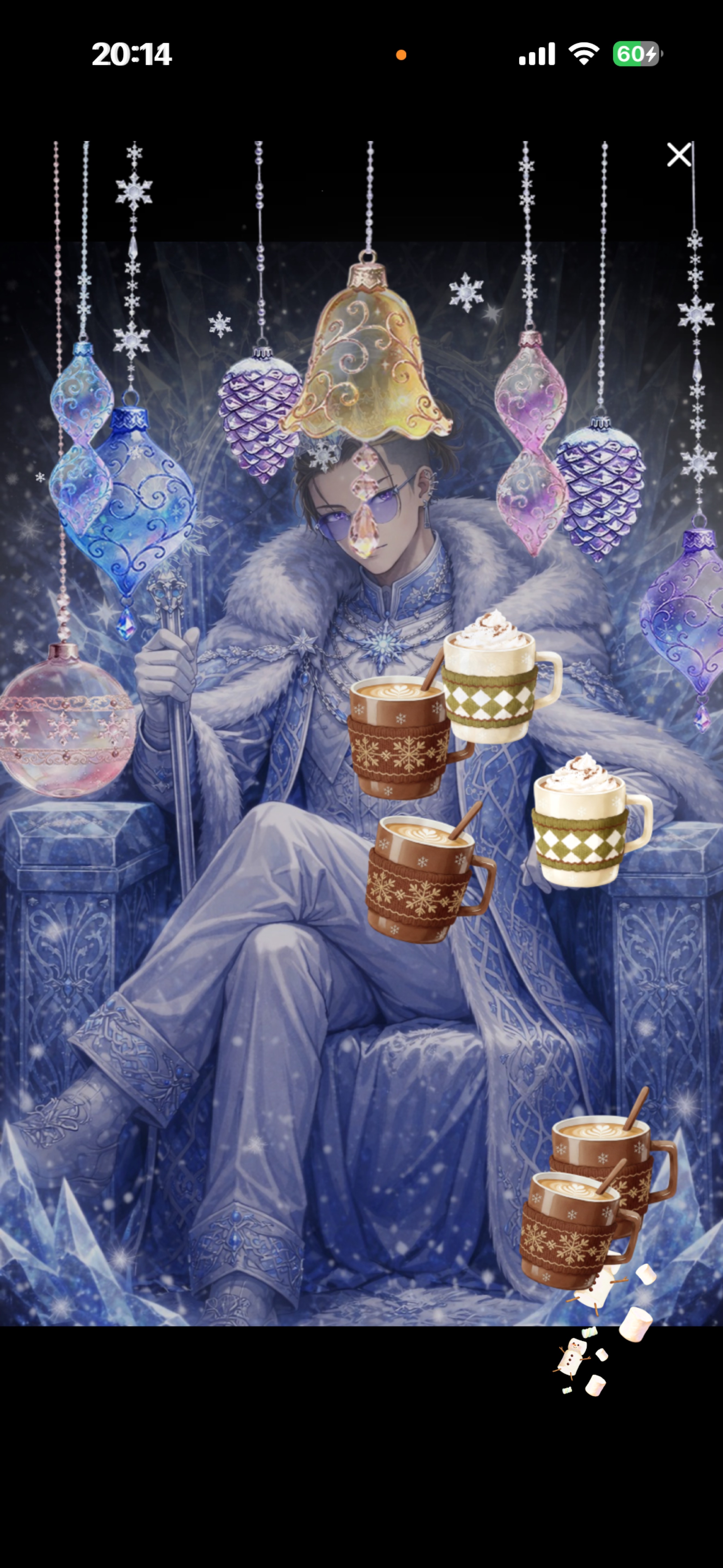 雪の女王です⛄️❄️