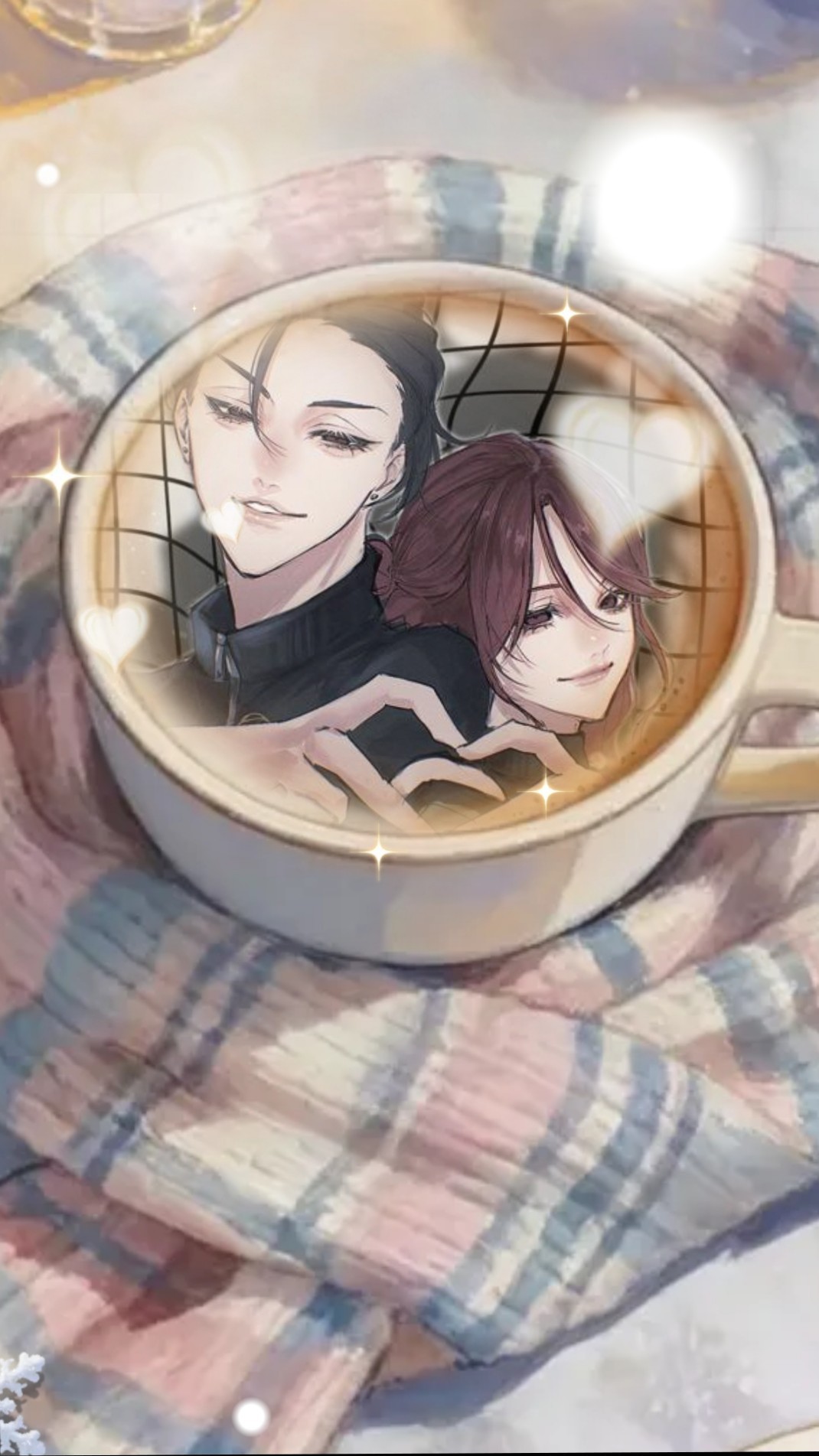 #1866 1人でペア画してます