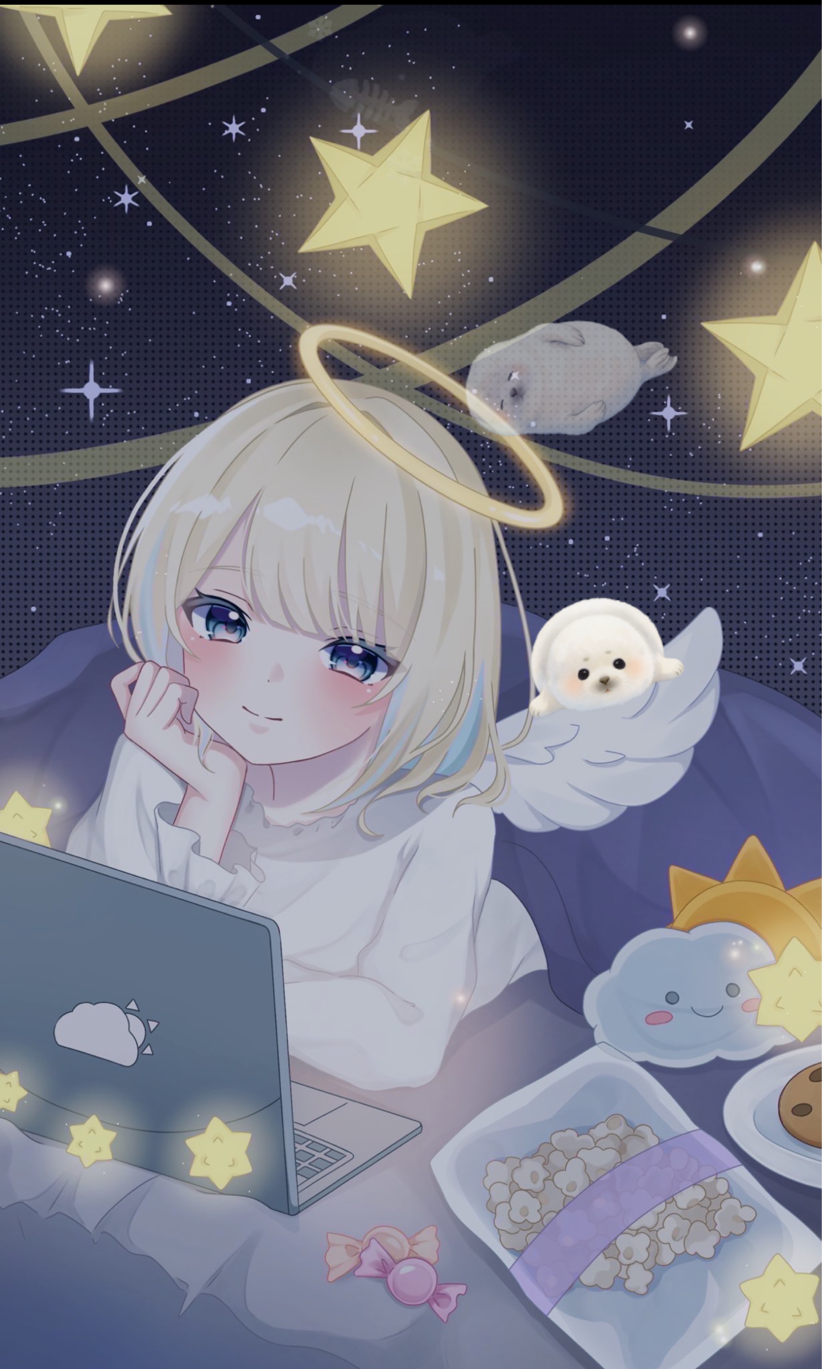 寝るの寝ないの𓈒𓋜