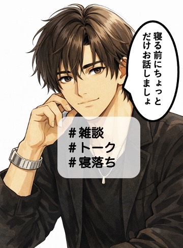 落ち着く声でひっそり雑談。