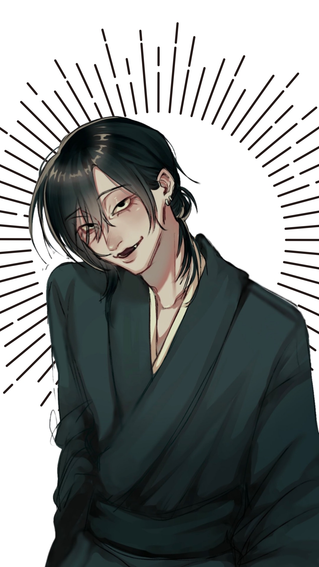 初潜寝◎縁側。