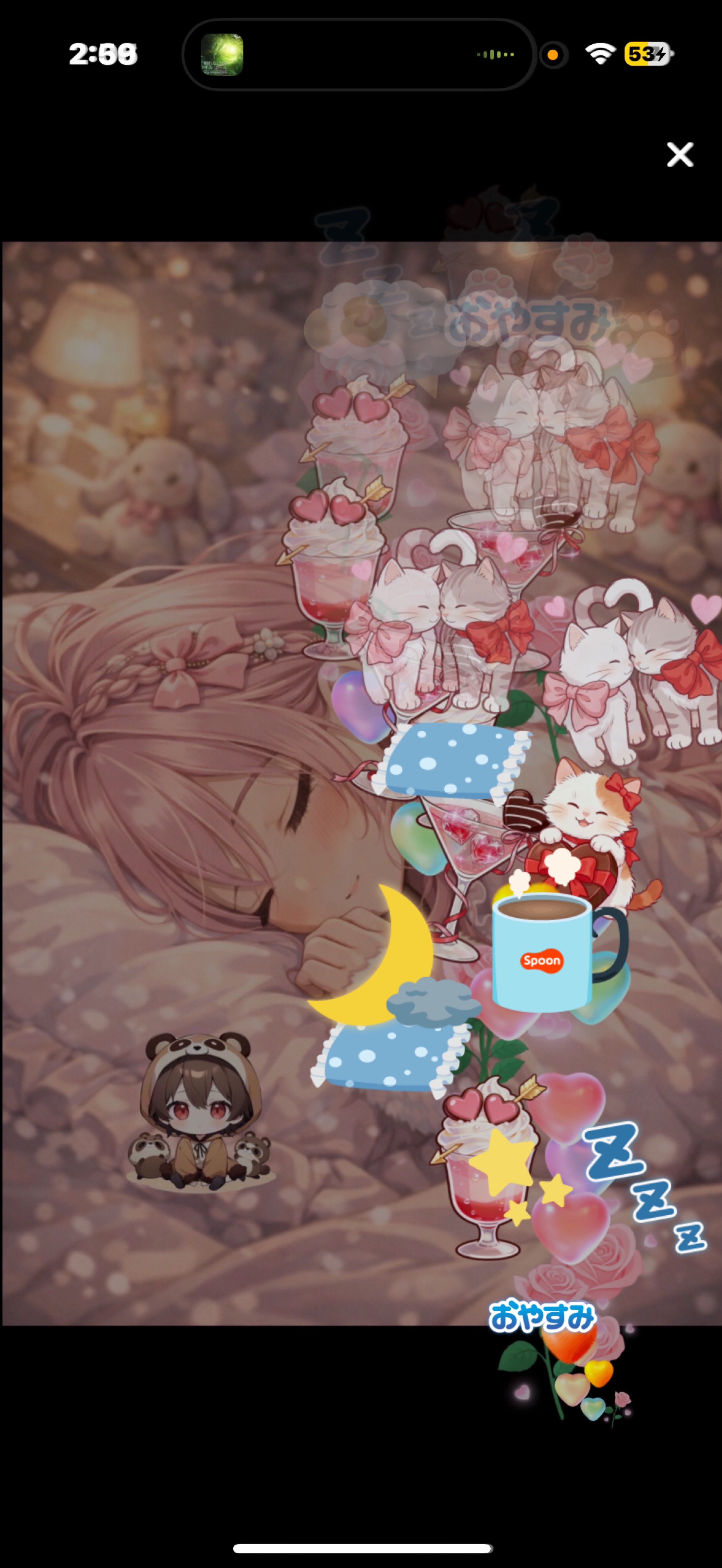 初🔰おやすみ⏱寝落ち、二度寝