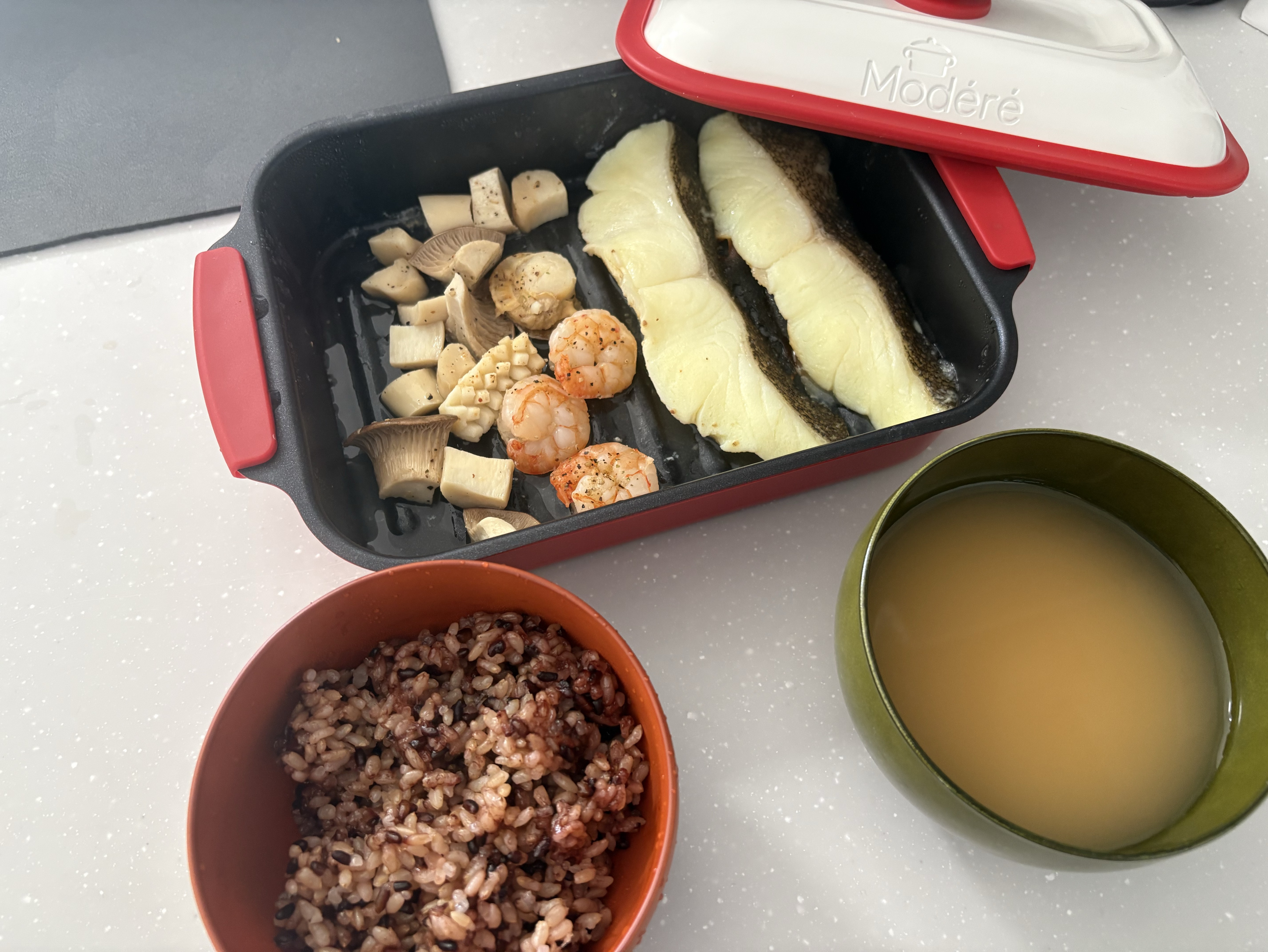 初潜🍰あさごはんたべます