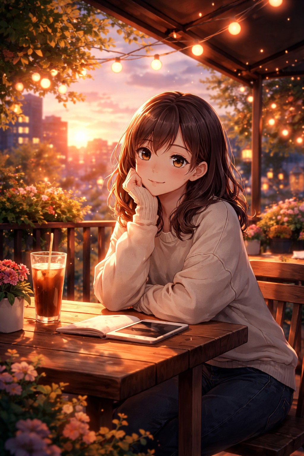 勉強する見守りか一緒に