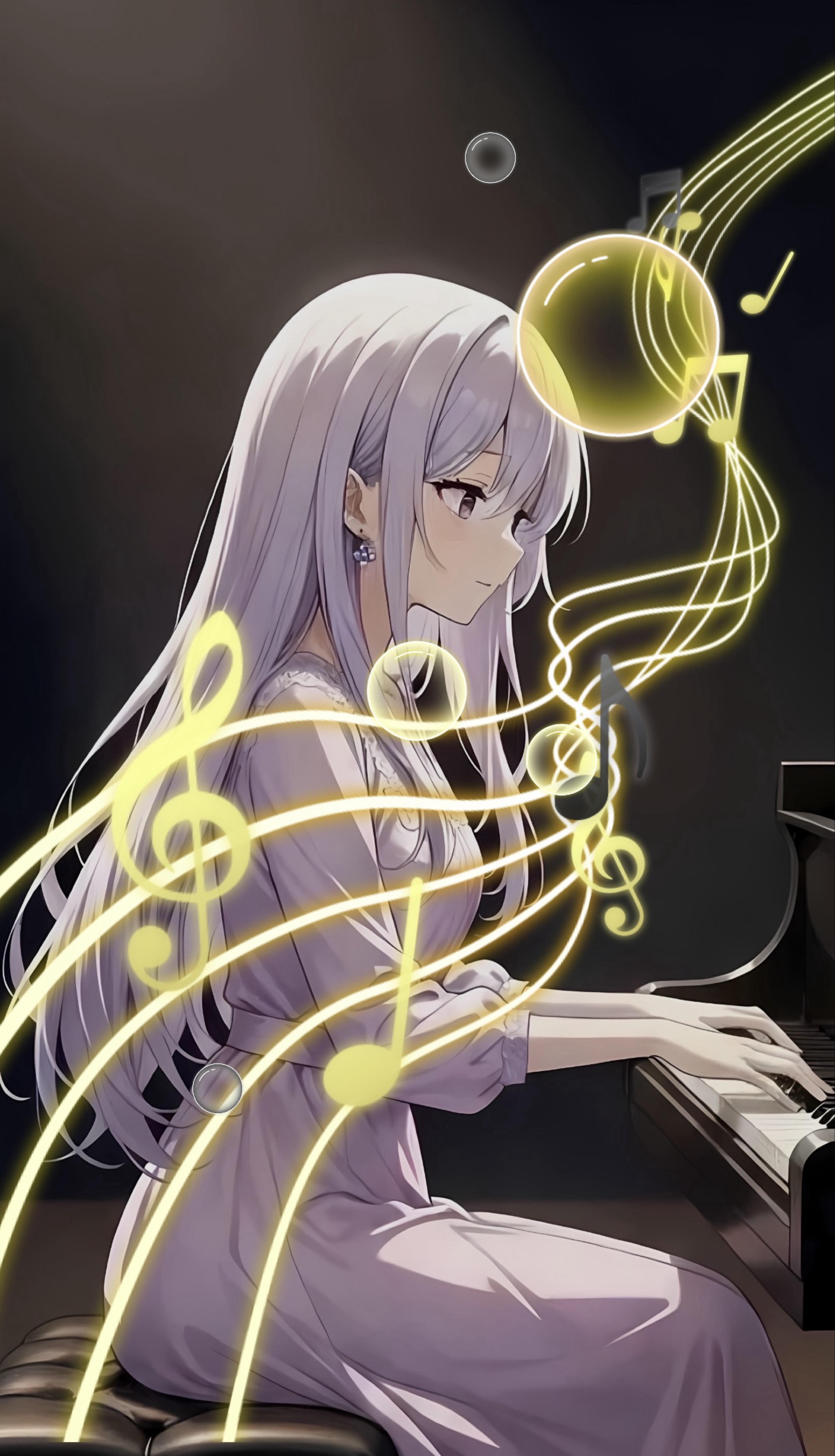 寝潜初◎ピアノ練習