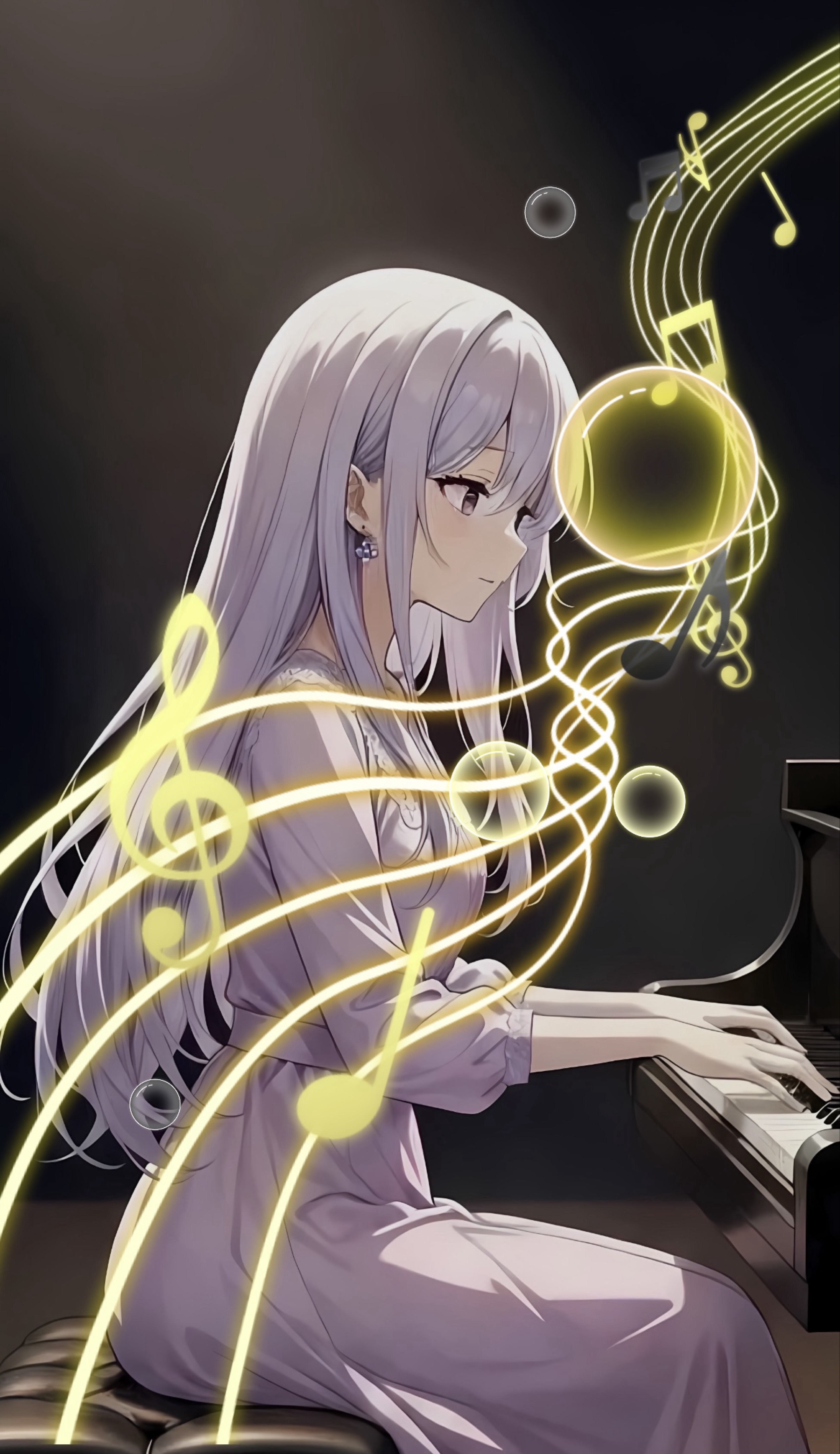 寝潜初◎ピアノ練習