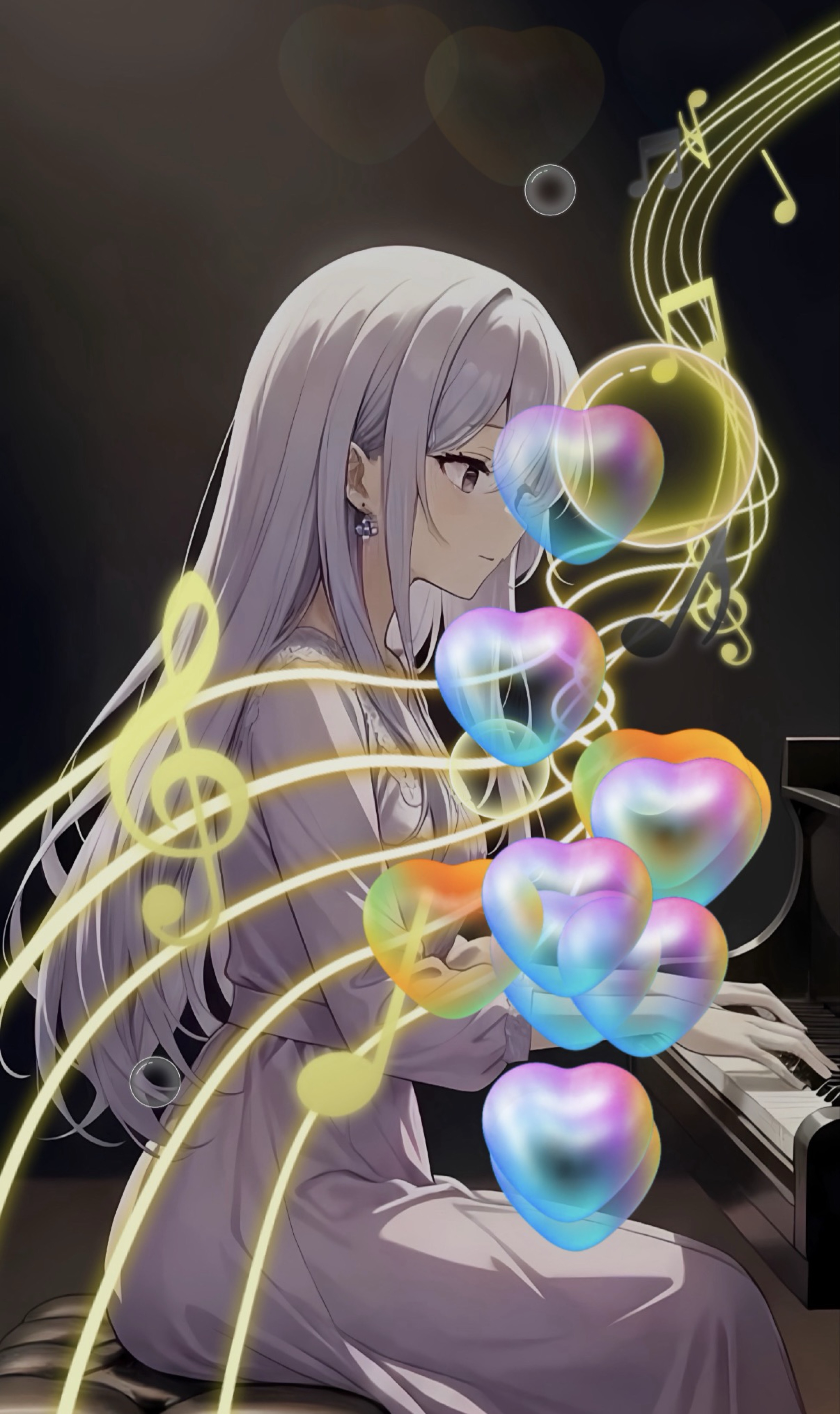 寝潜初◎ピアノ練習