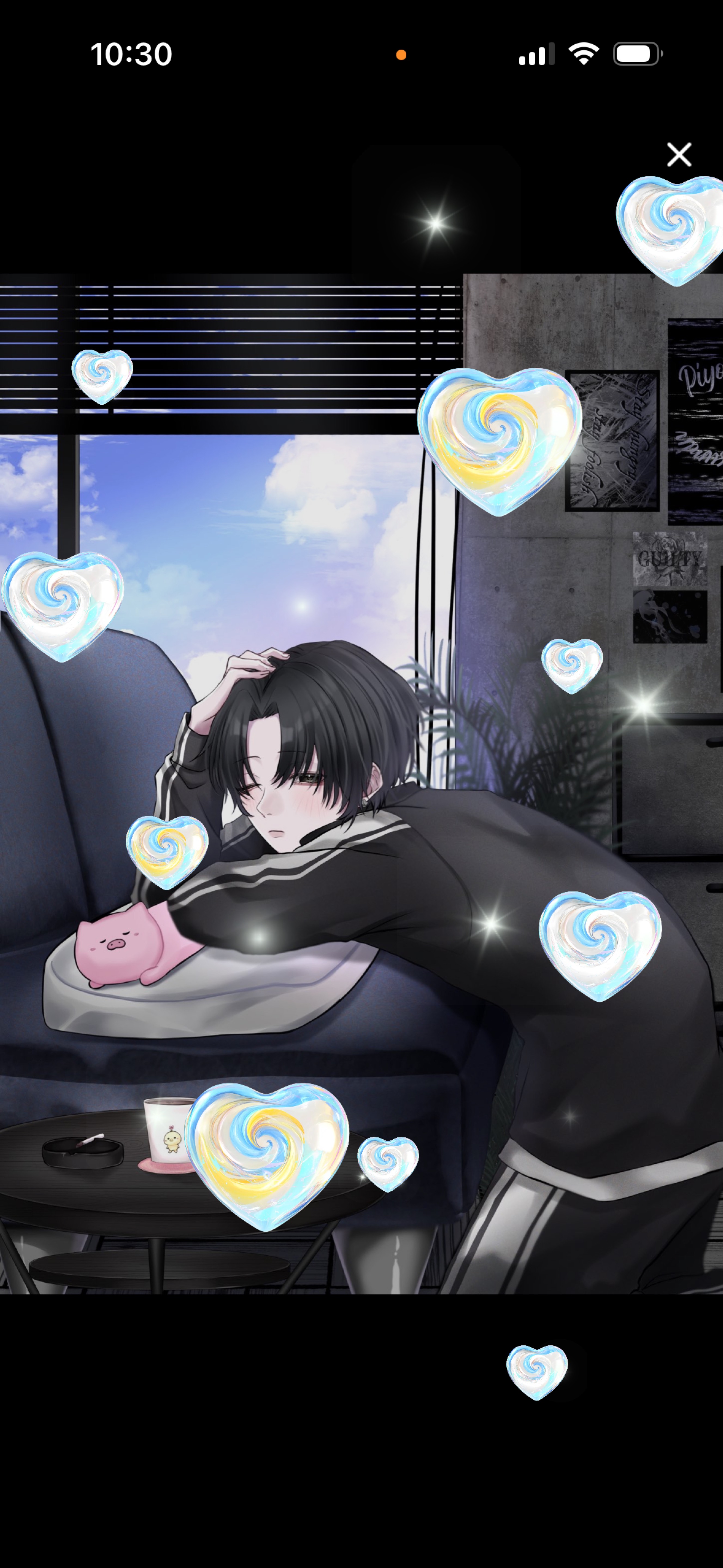 初潜寝◎おはよう