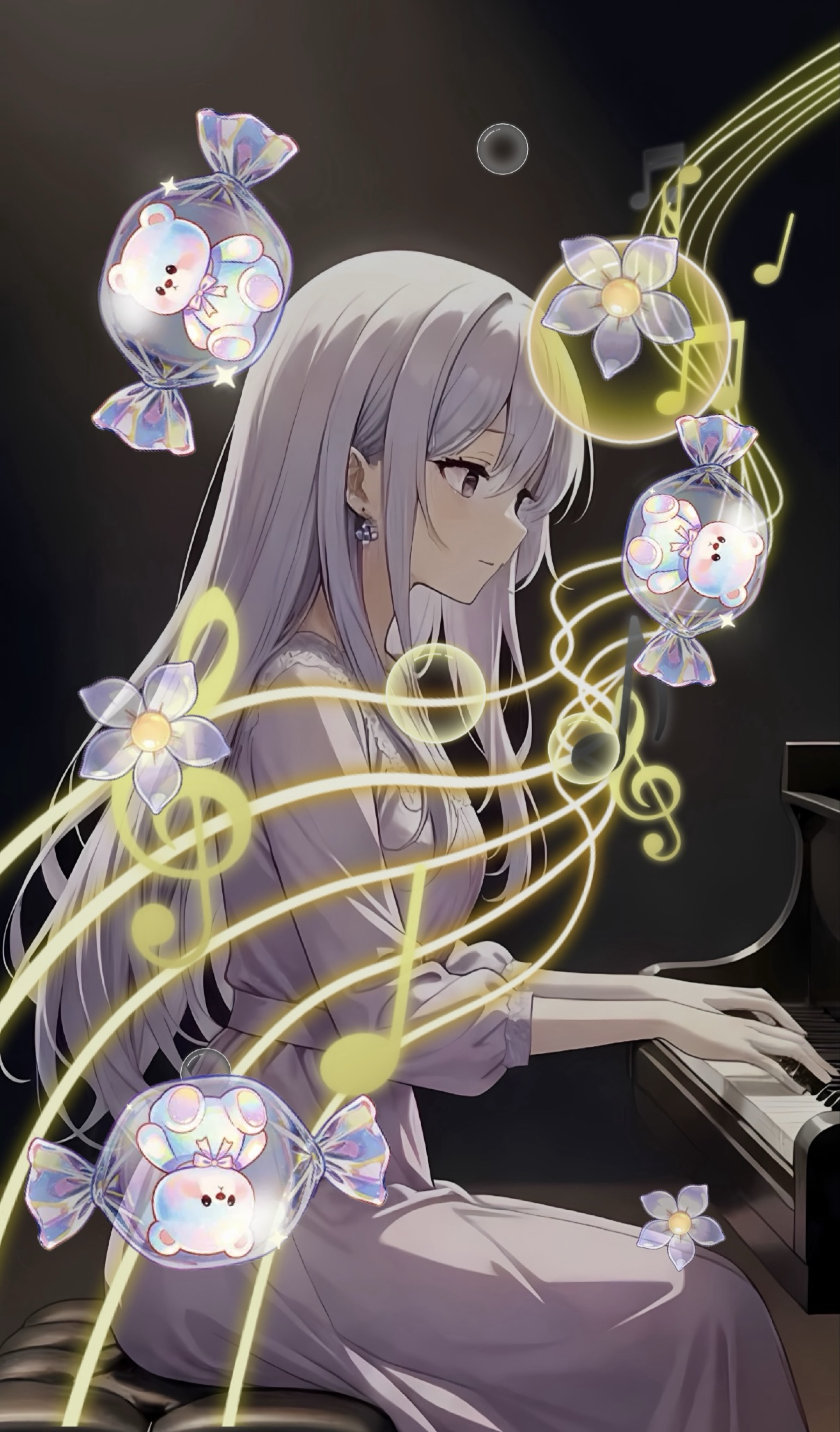 寝潜初◎ピアノ練習