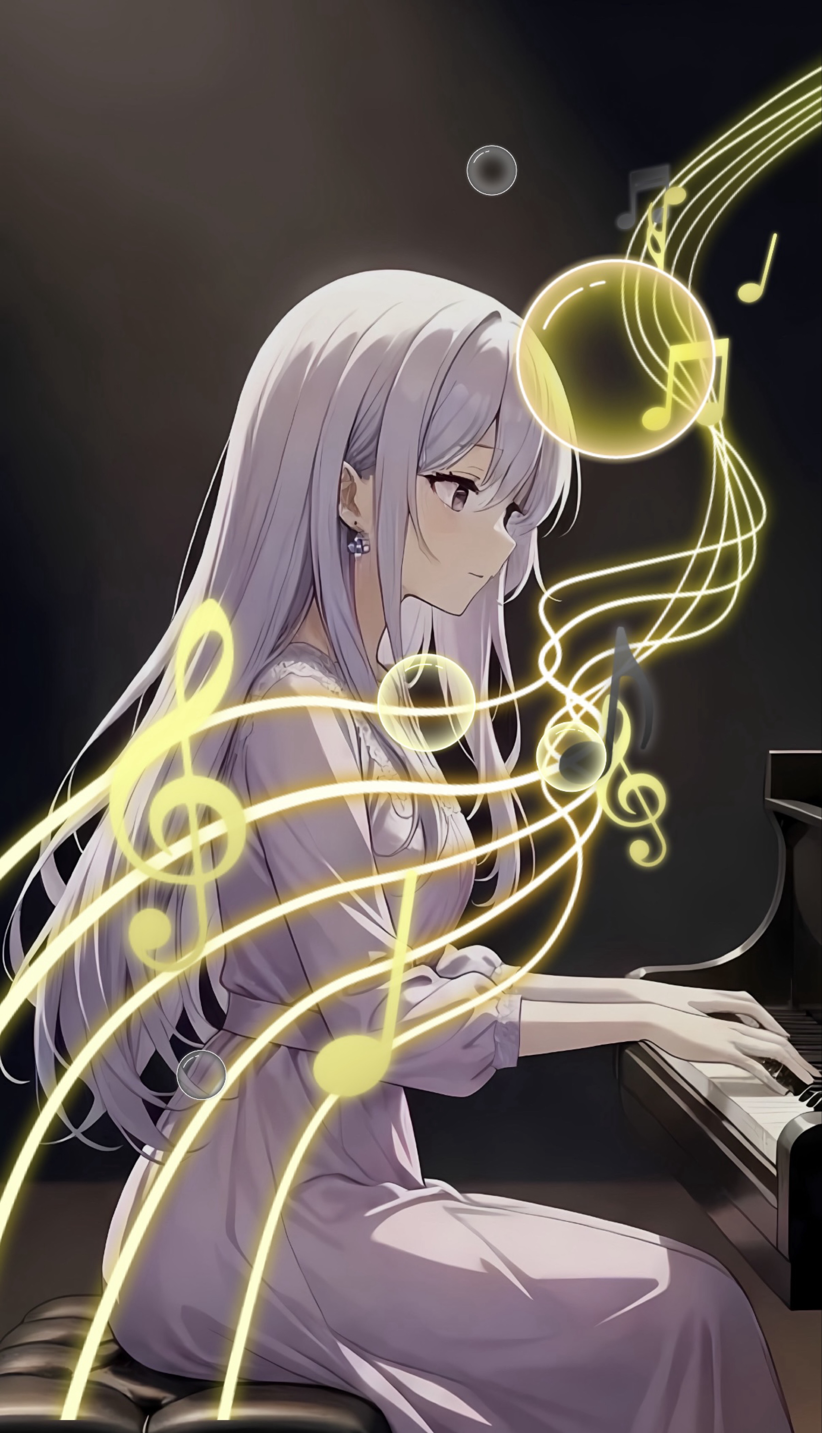 寝潜初◎ピアノ練習