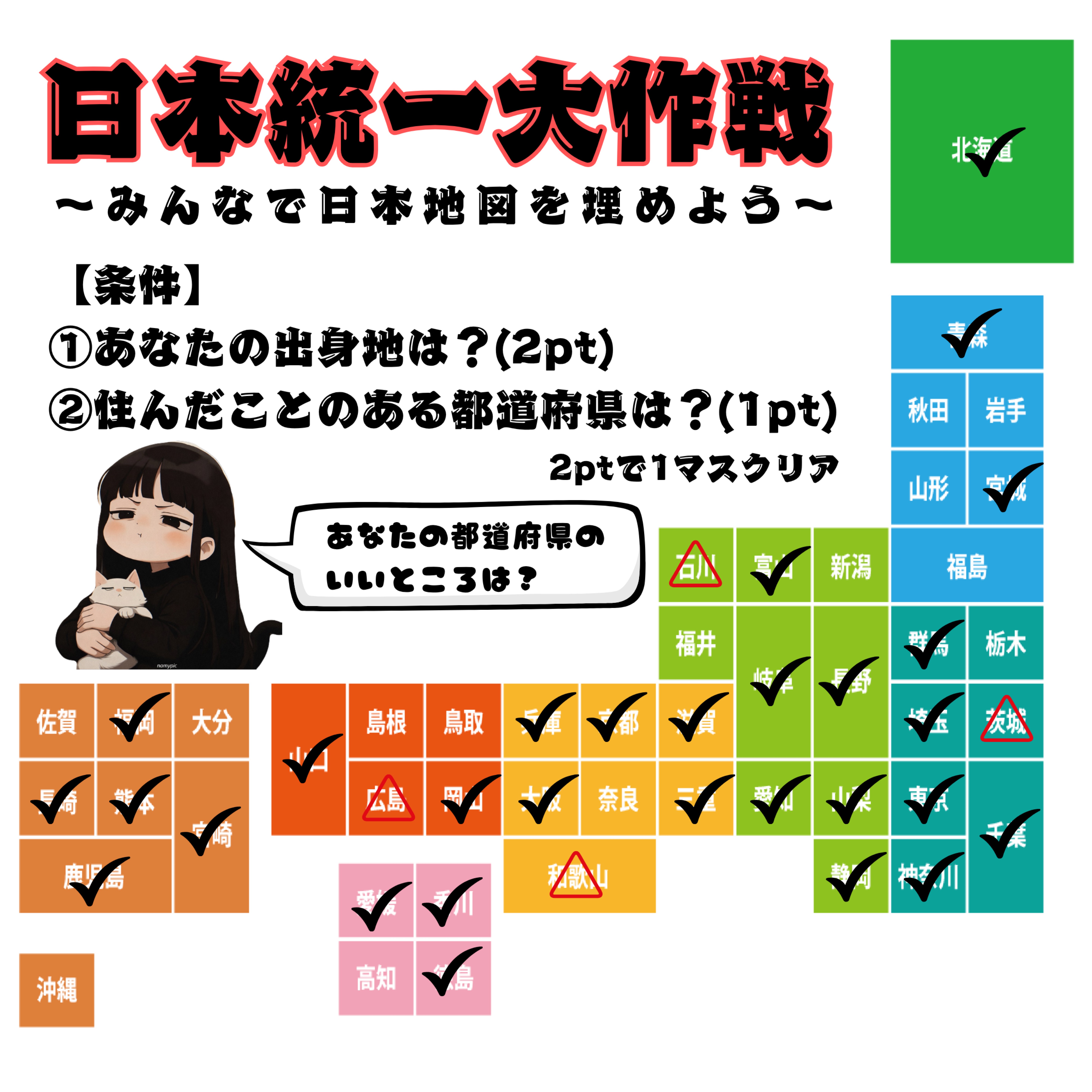 日本統一大作戦‼️