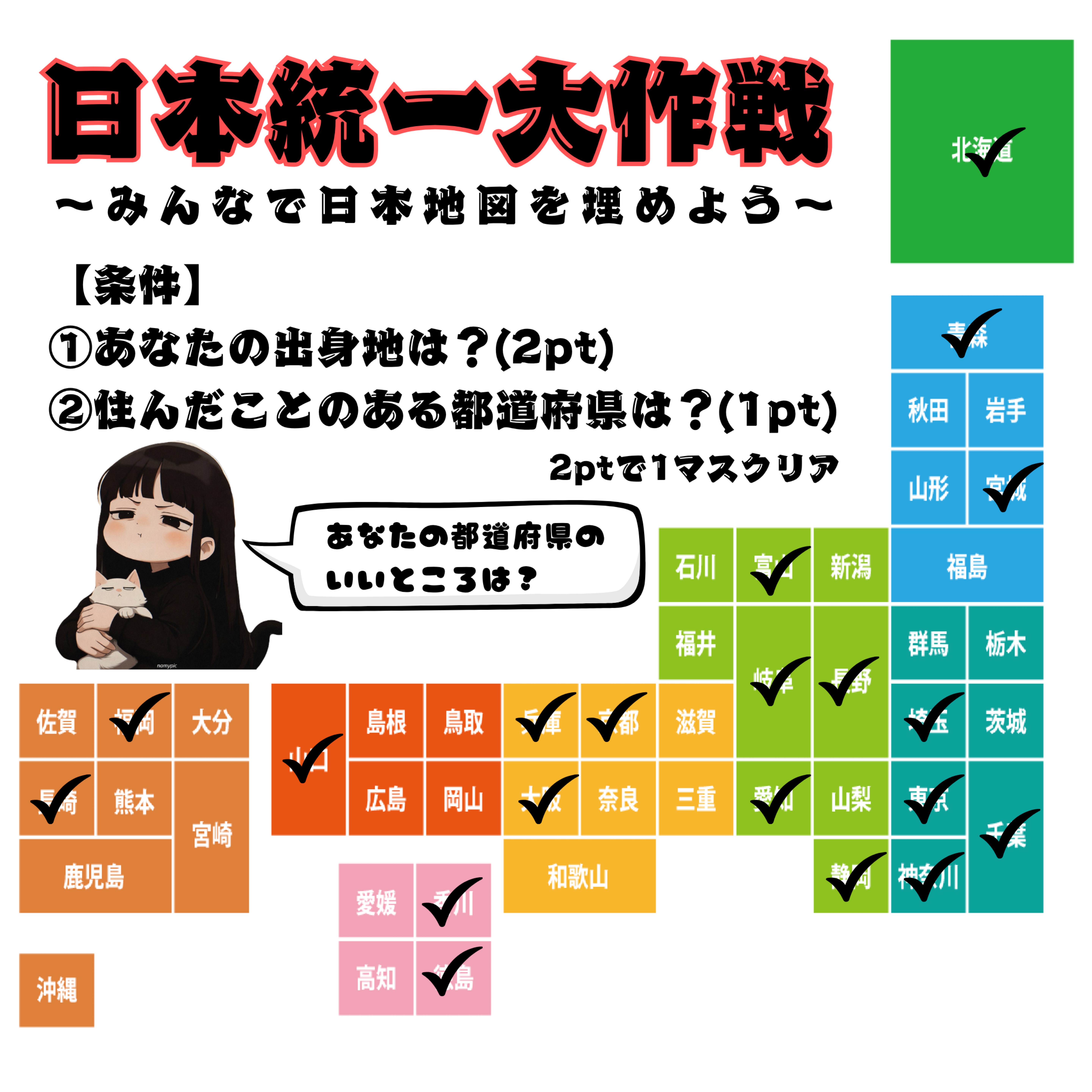 日本統一大作戦‼️