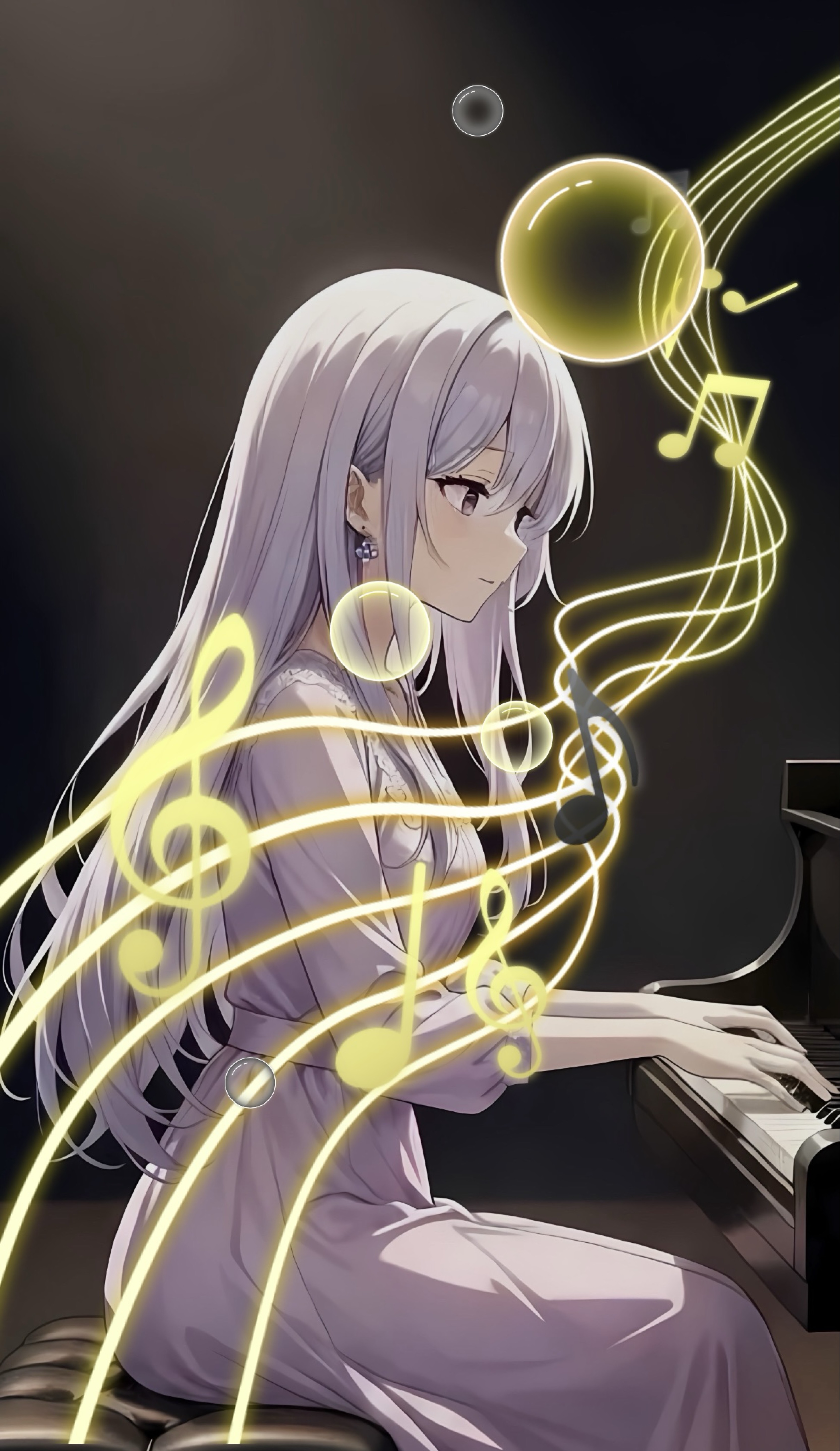 寝潜初◎ピアノ練習