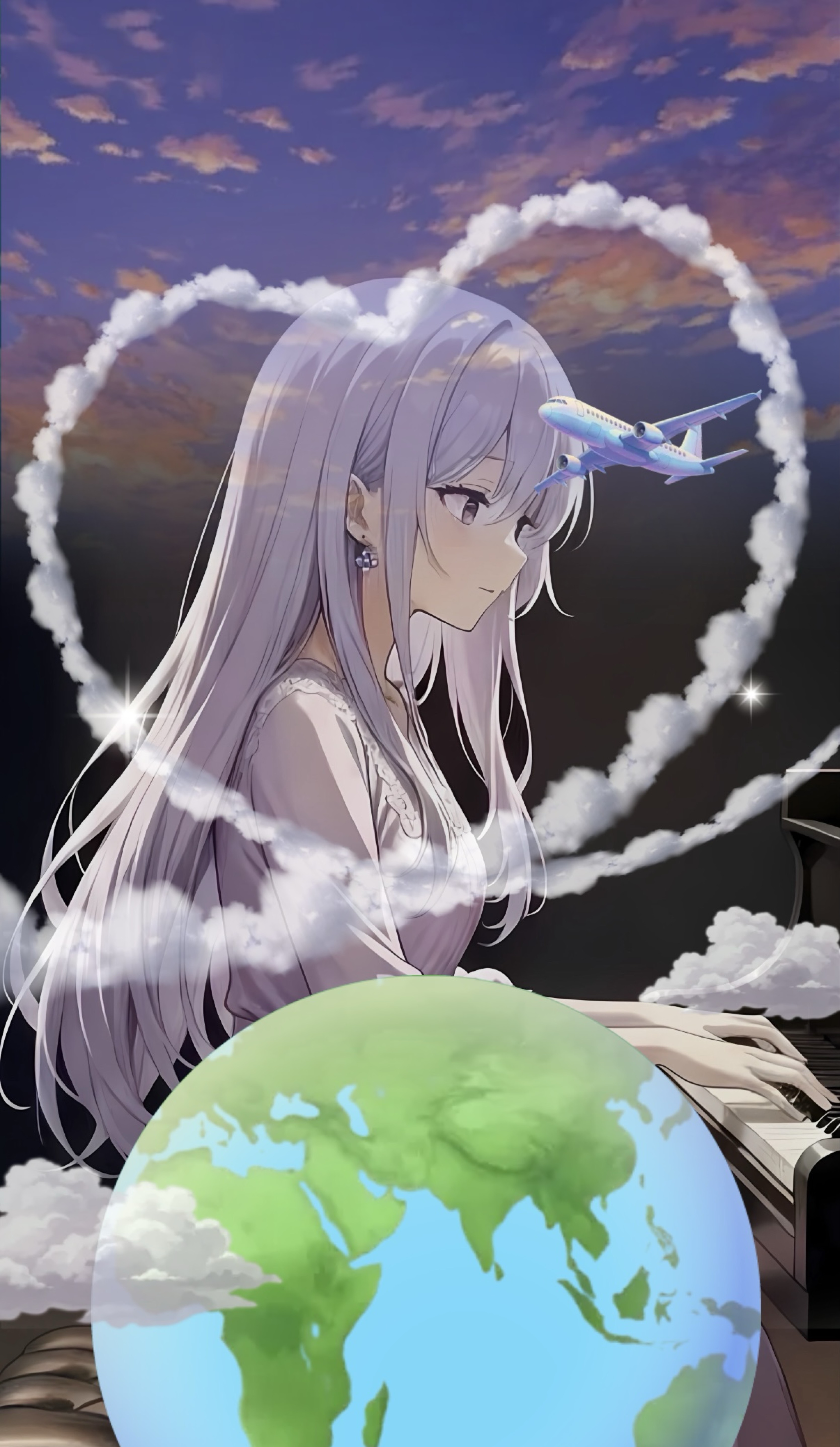 寝潜初◎ピアノ練習