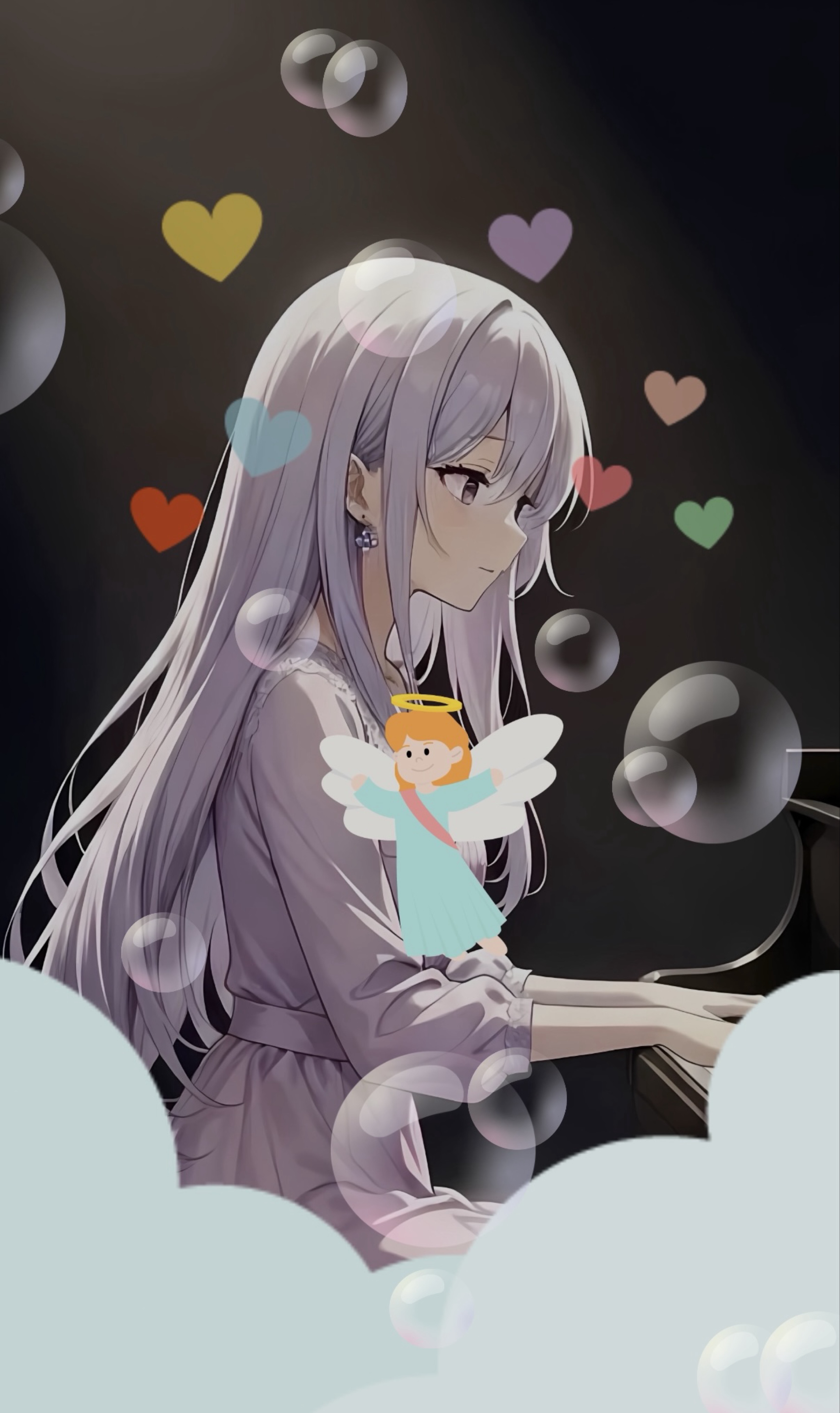 寝潜初◎ピアノ練習