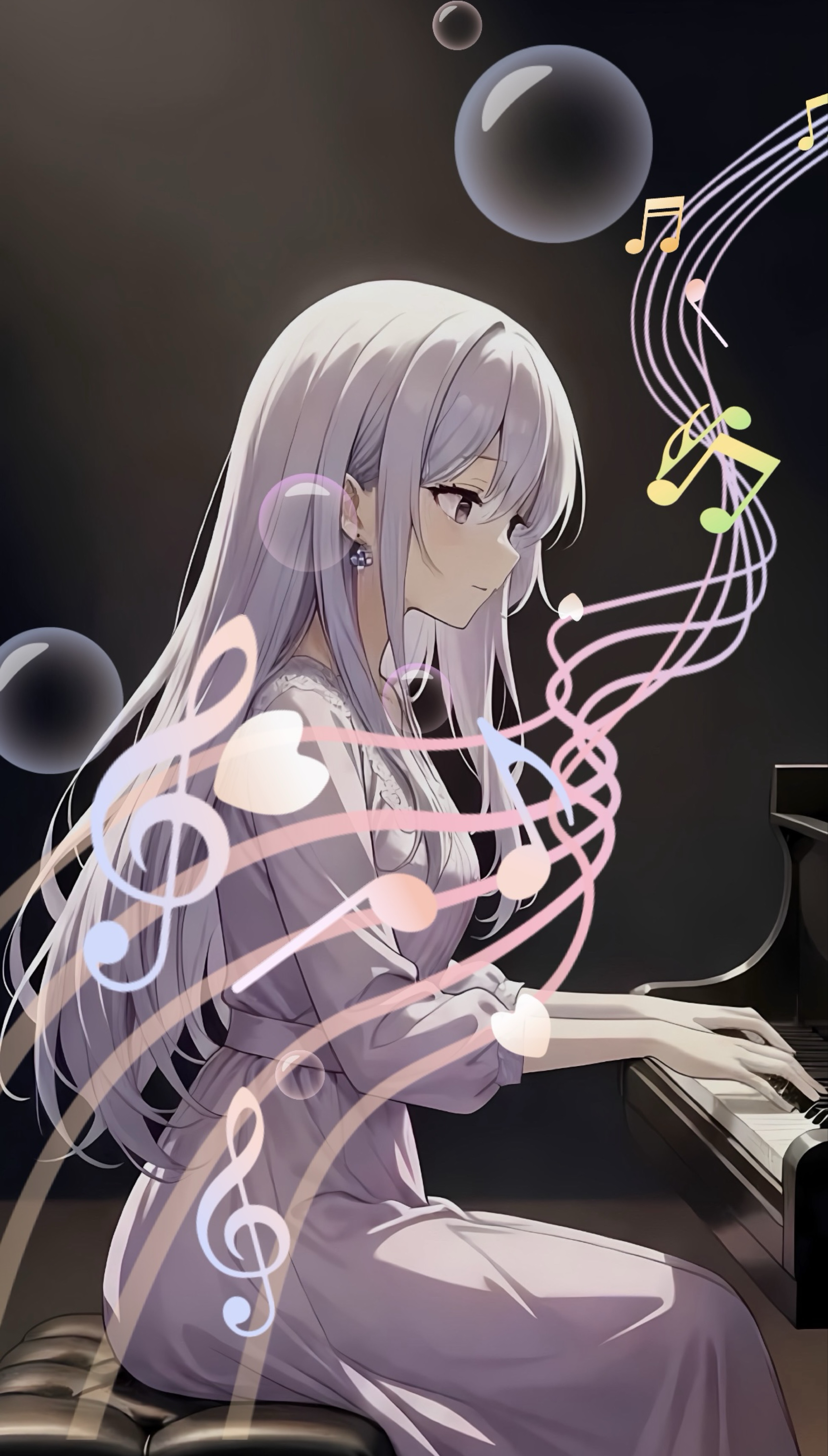 寝潜初◎ピアノ練習