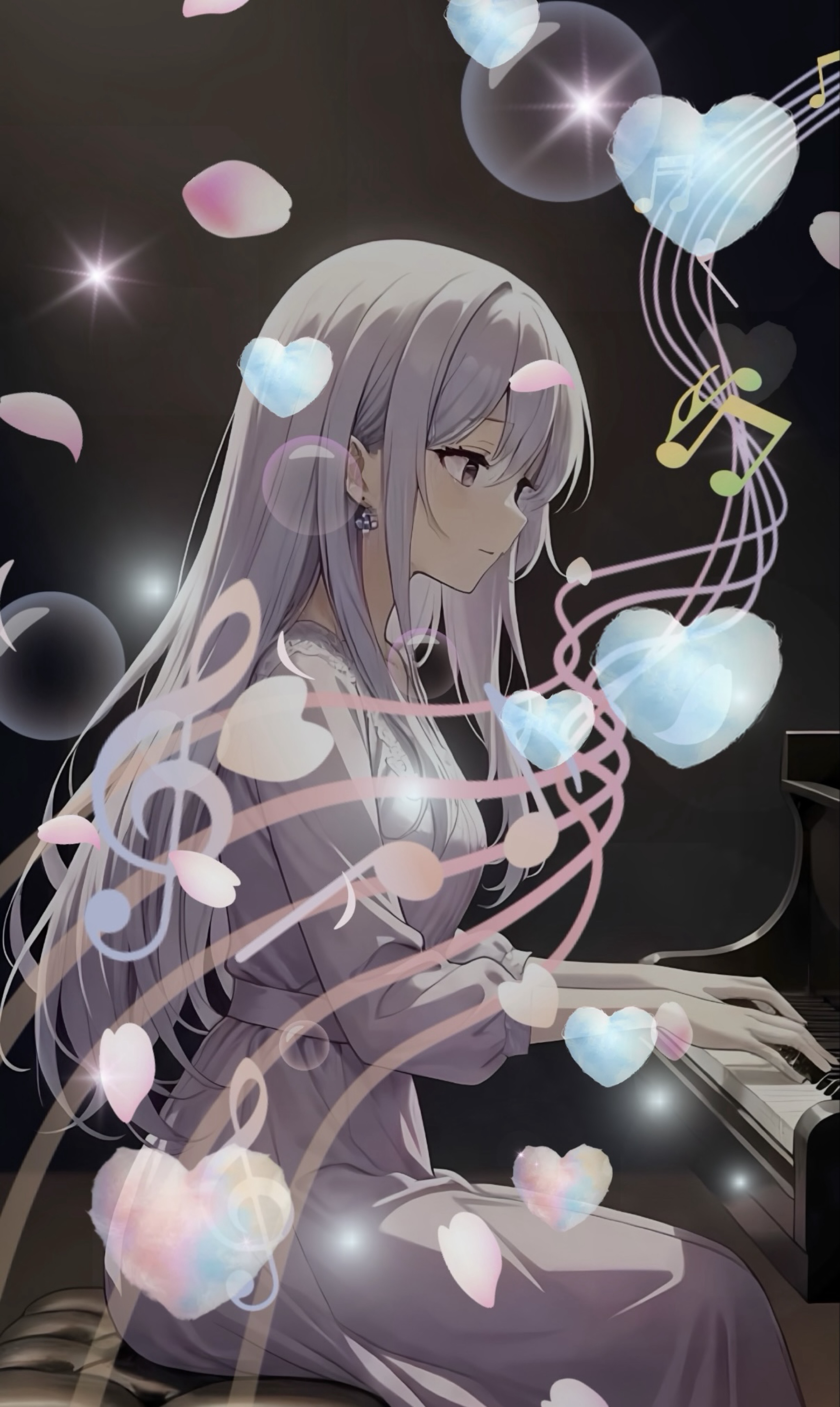 寝潜初◎ピアノ練習