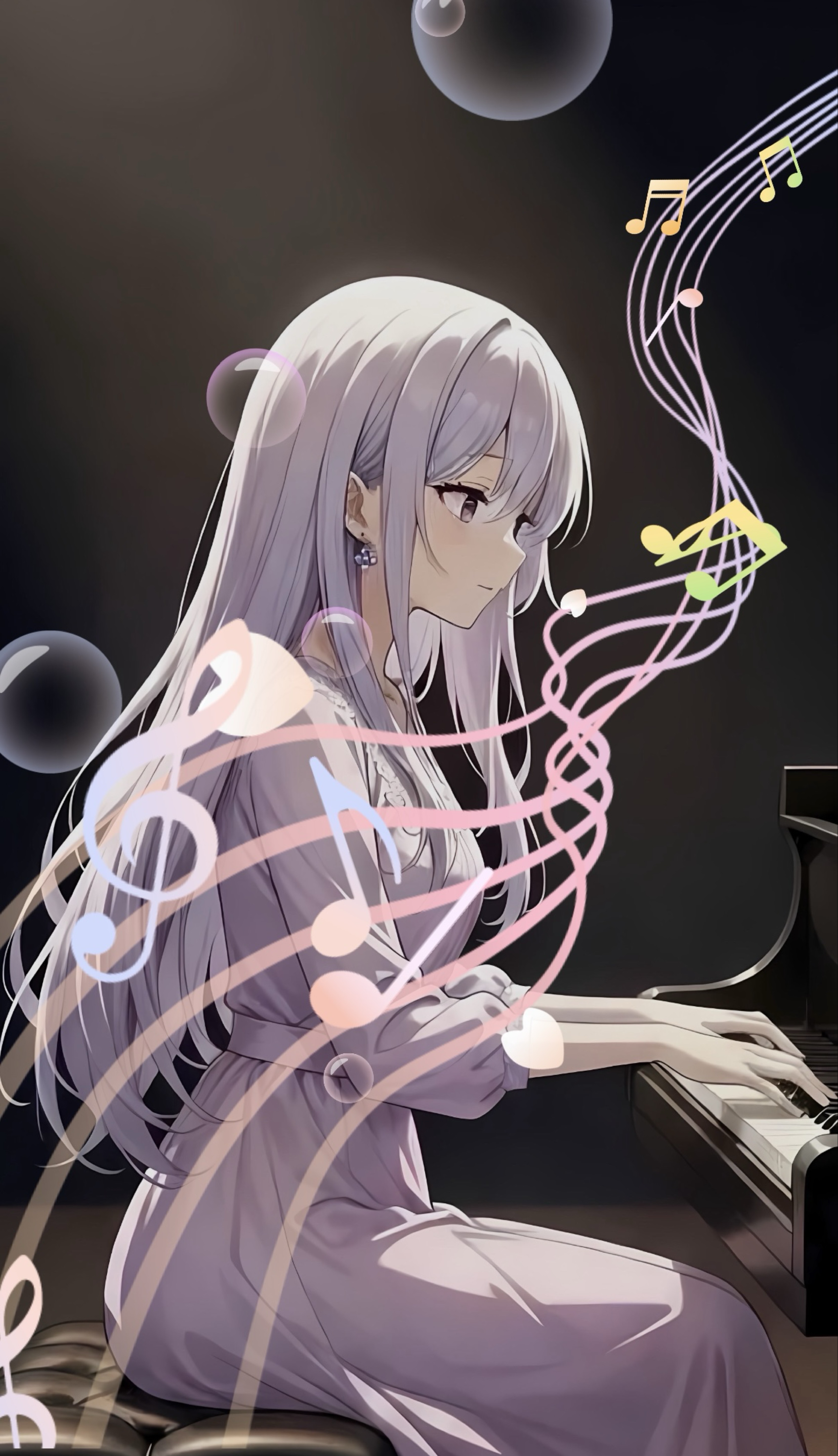 寝潜初◎ピアノ練習