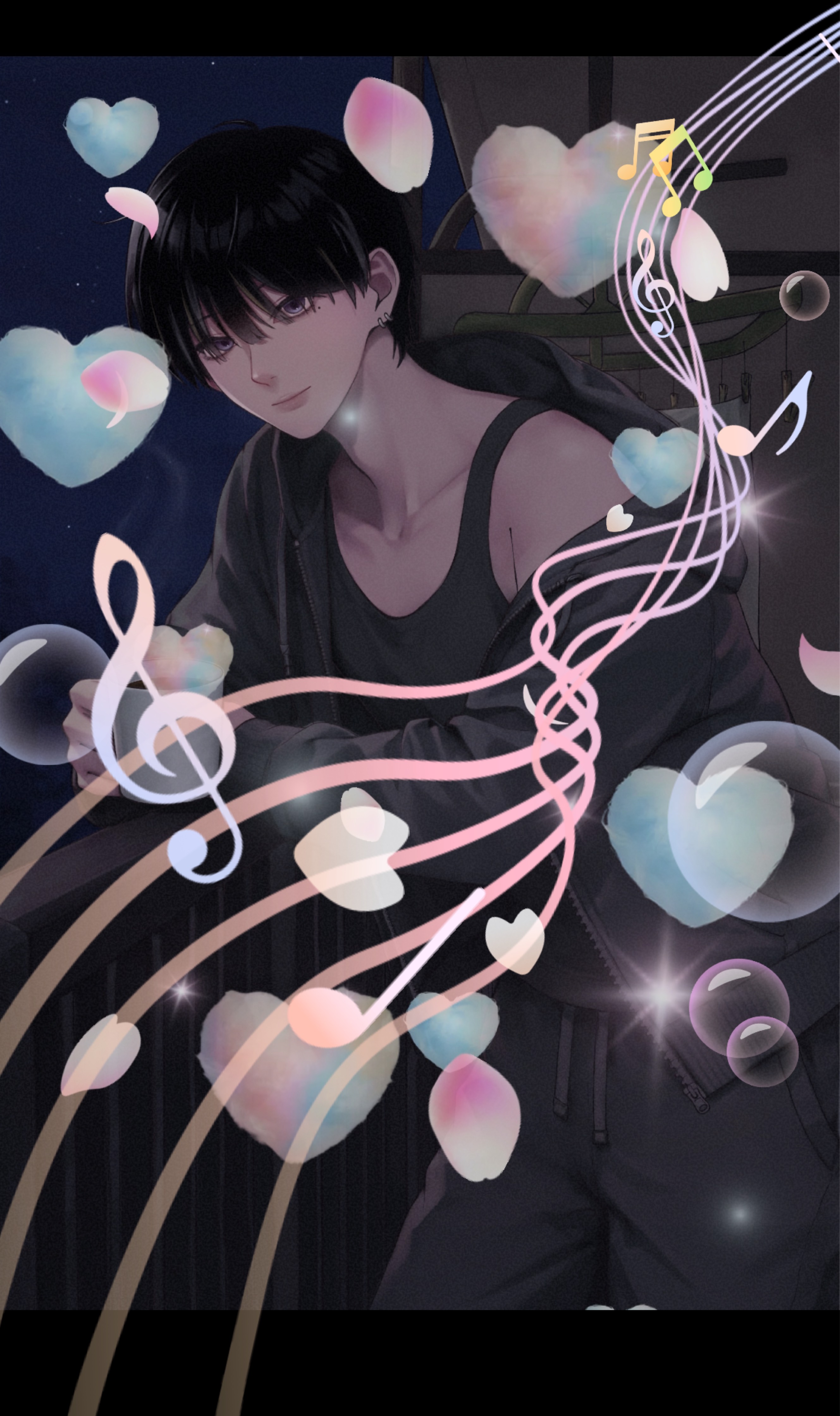 初潜寝◎おいで〜