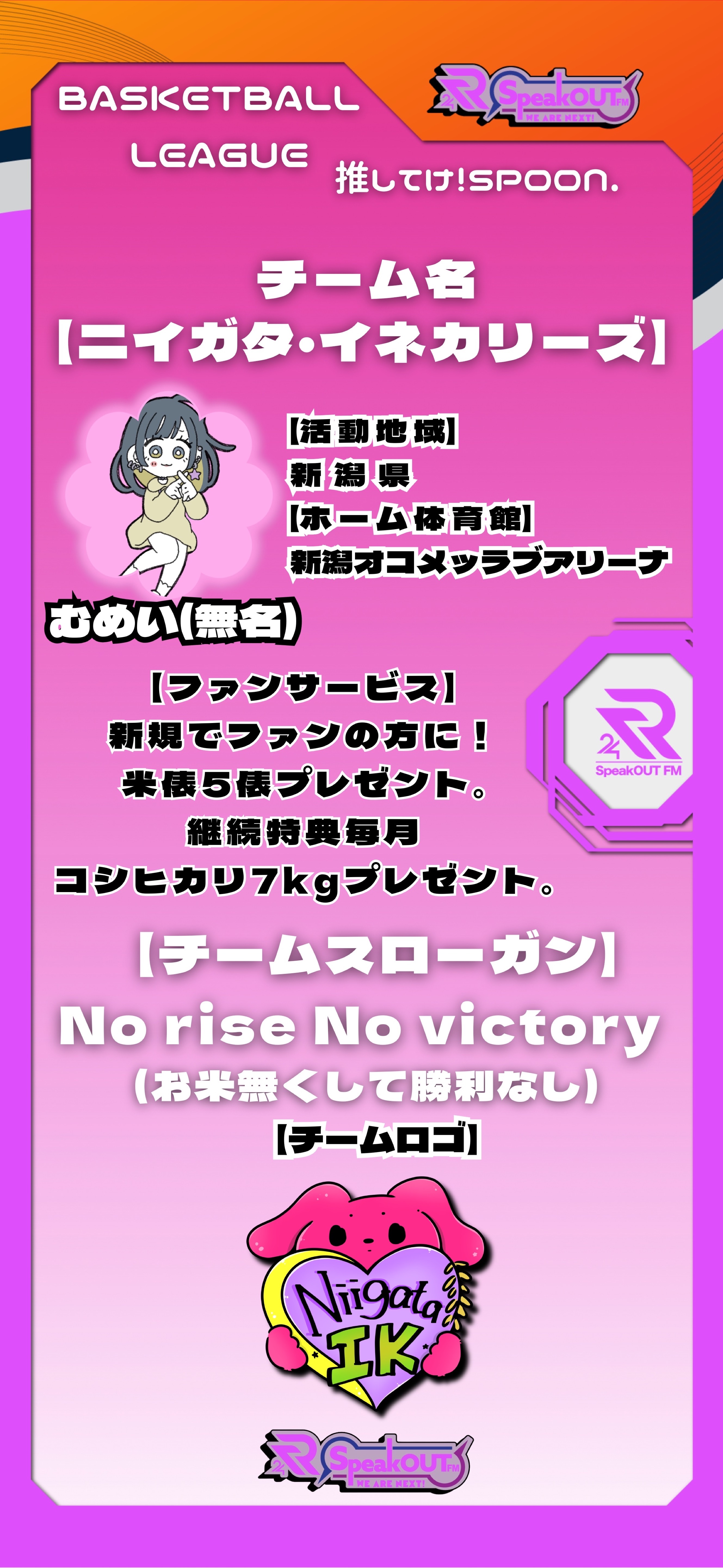 推してけ！Spoonバスケットリーグ！