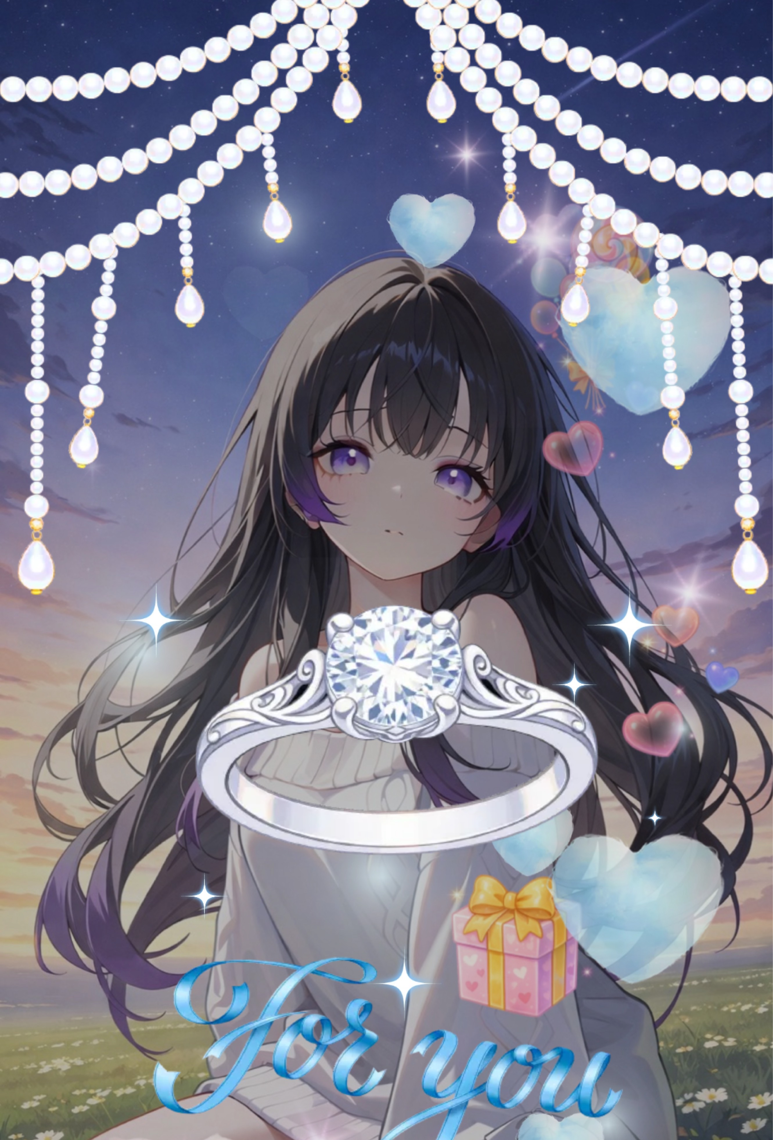 桜が綺麗な夜に君に会いたい🌸