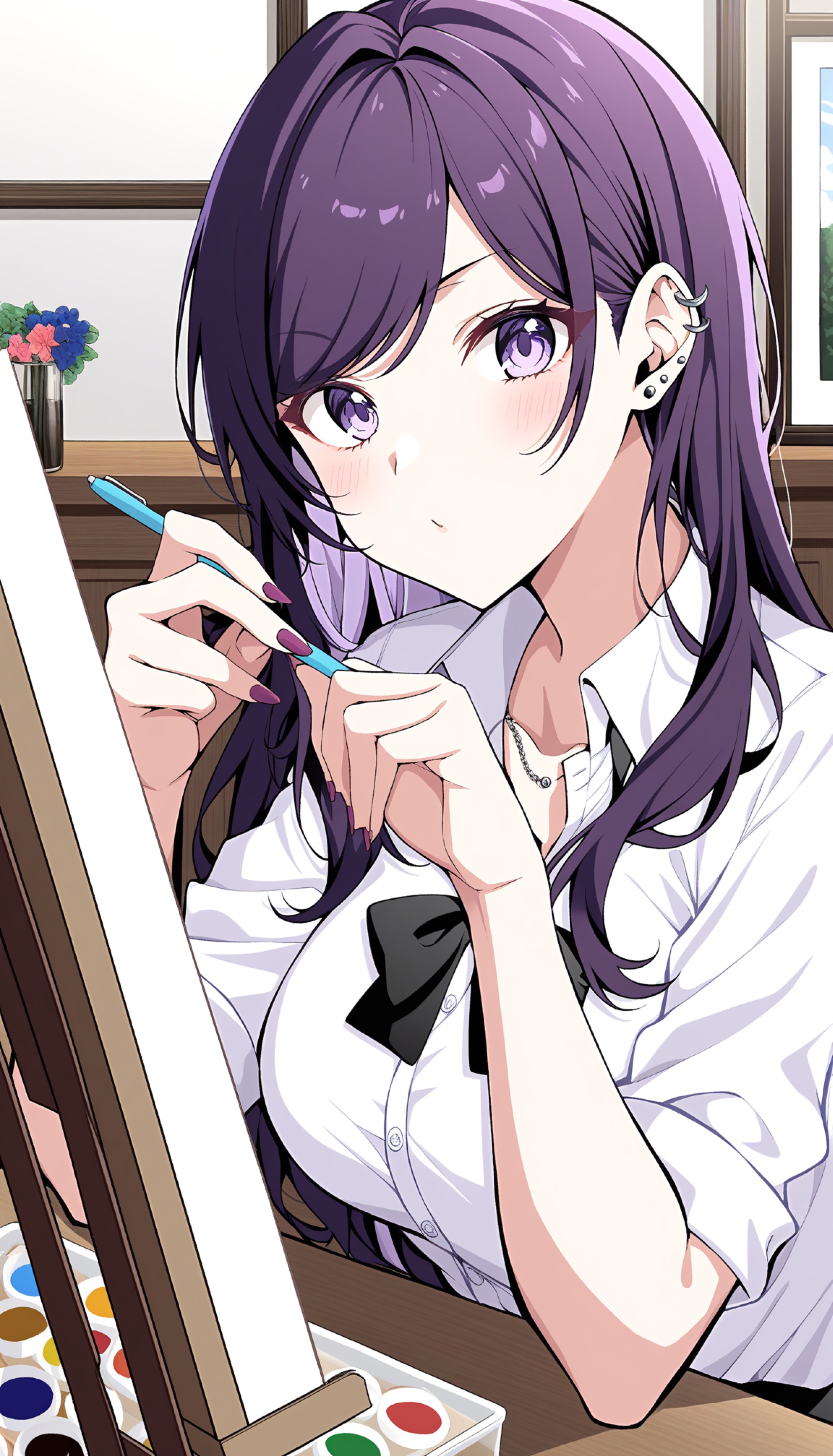 初寝潜◎お絵描き🎨✍💕