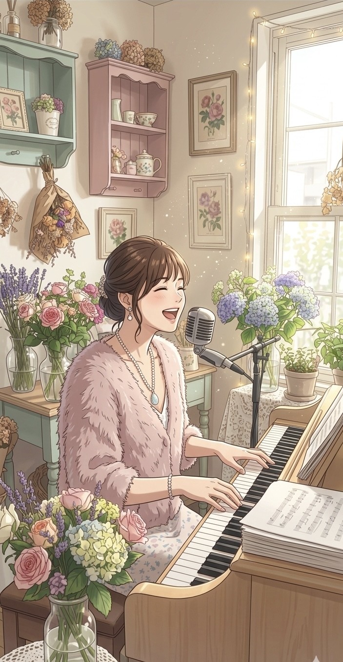 pianoで弾き語り♪初見さんも♪