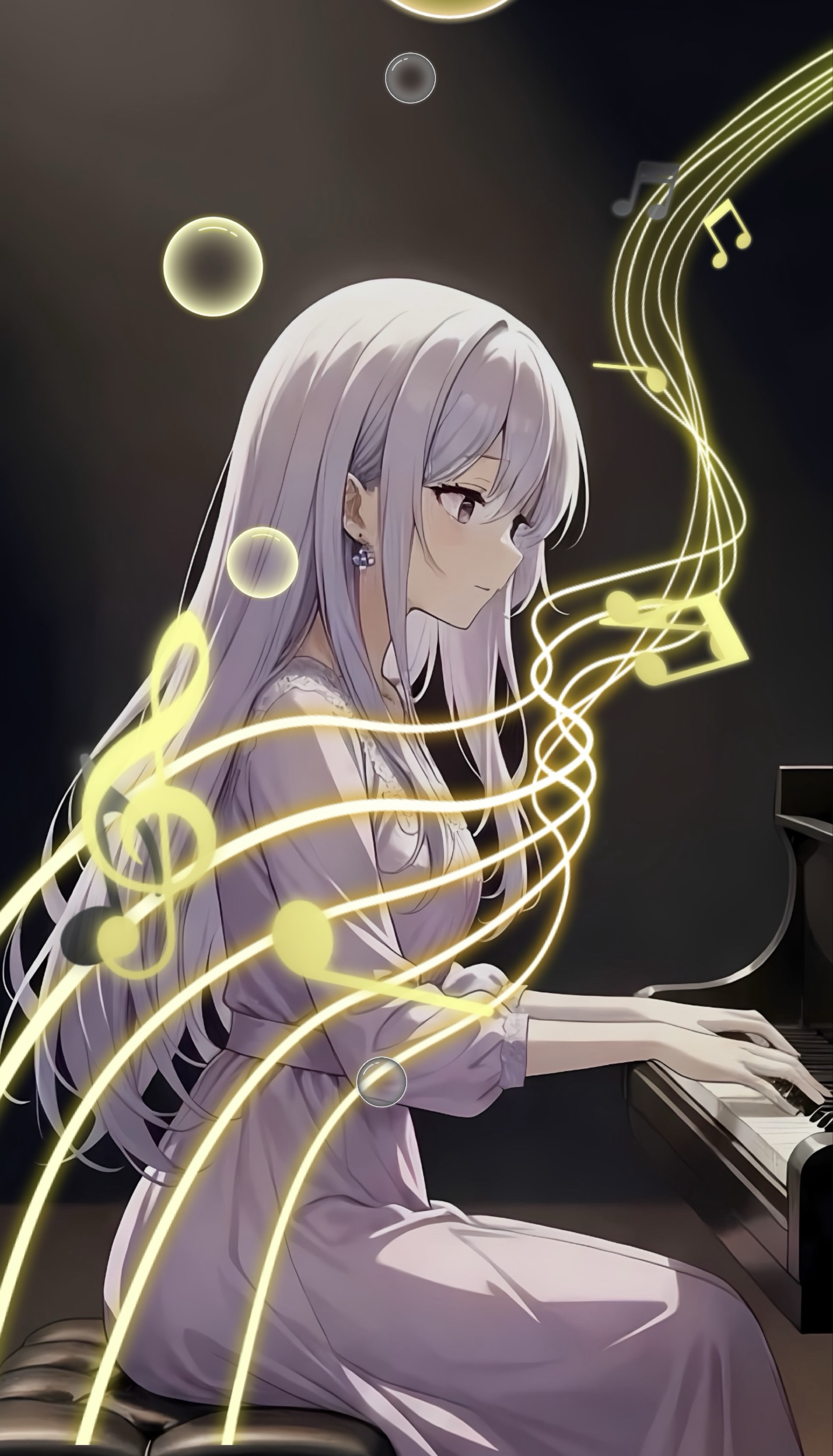 寝潜初◎ピアノ練習