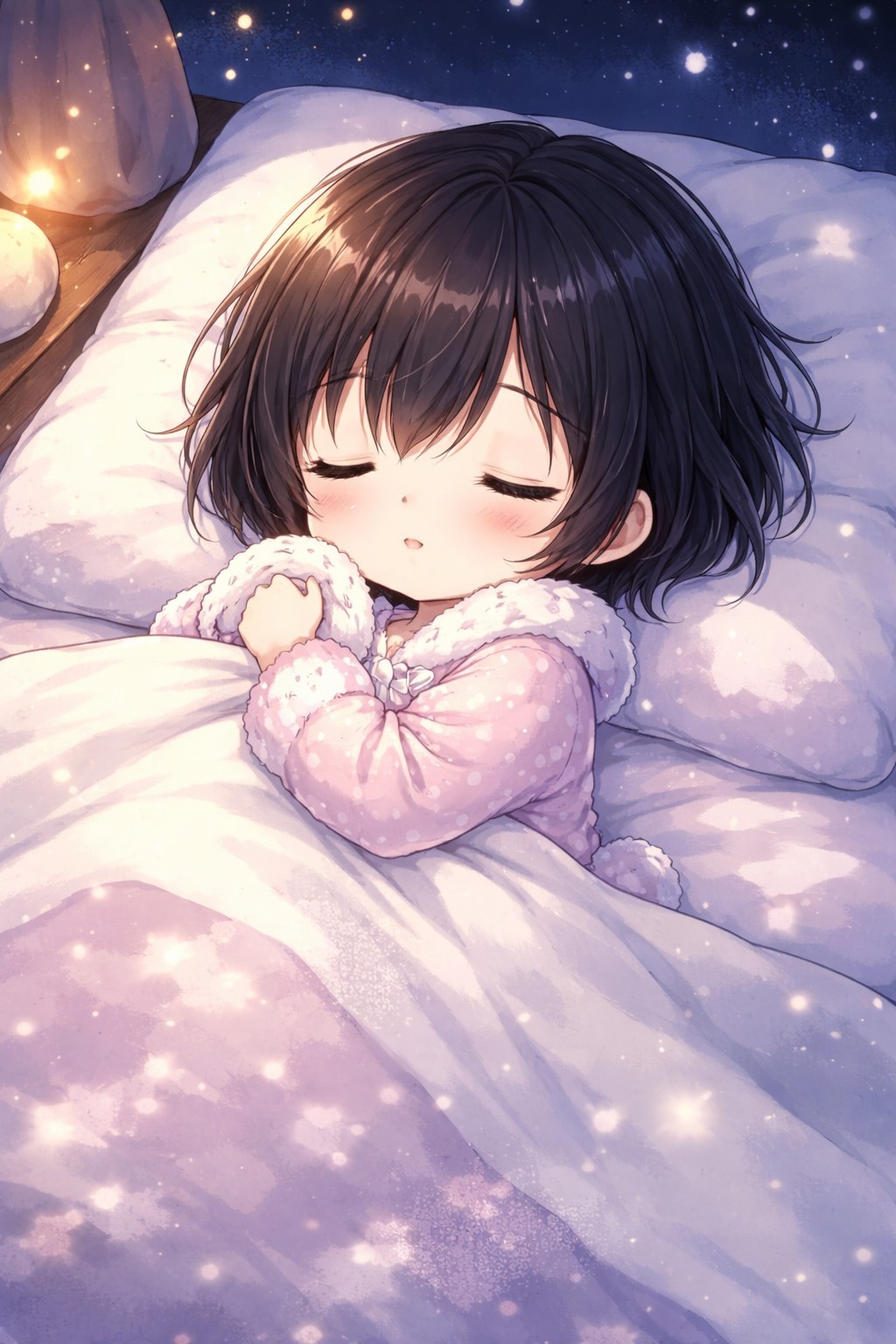 添い寝ごっこ💓‪