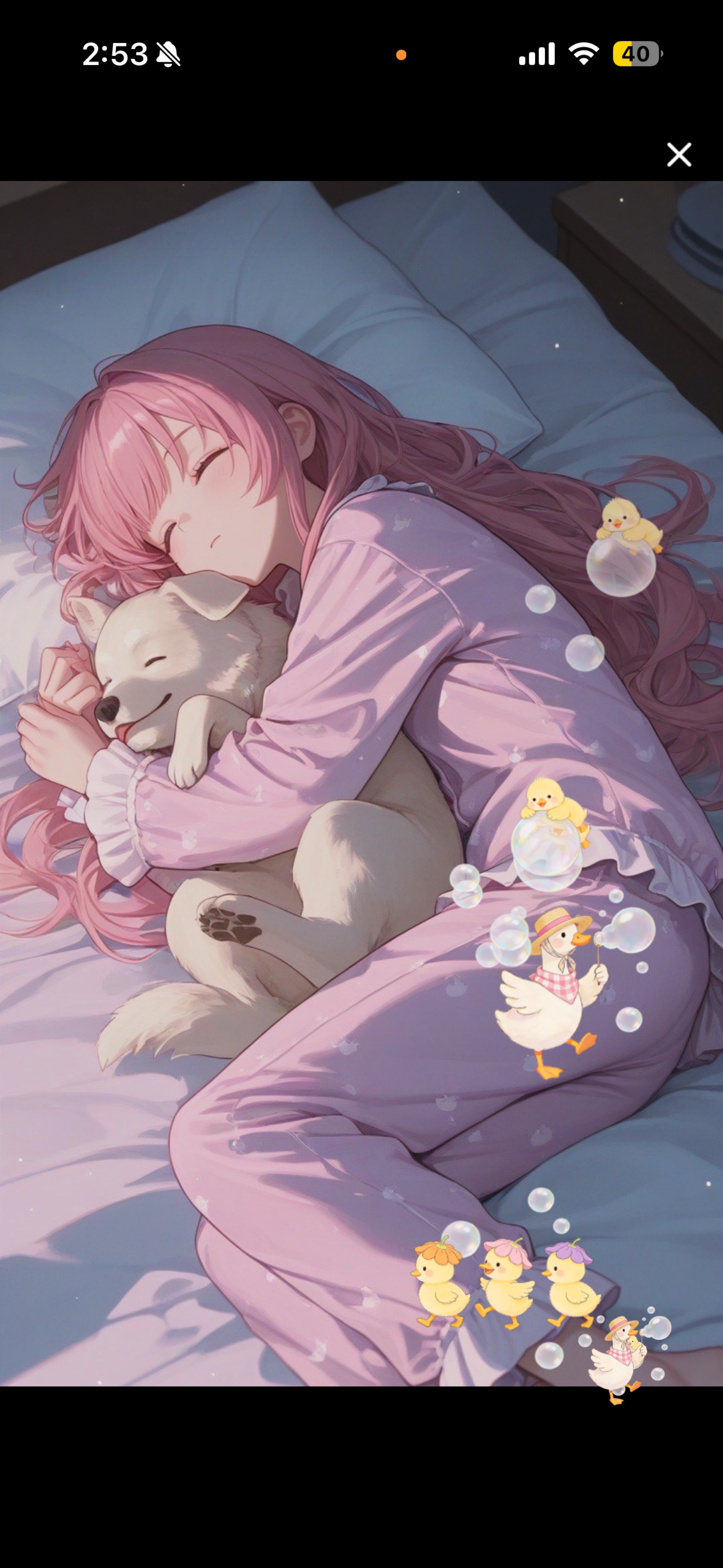 寝落ちどうぞ⟡.·