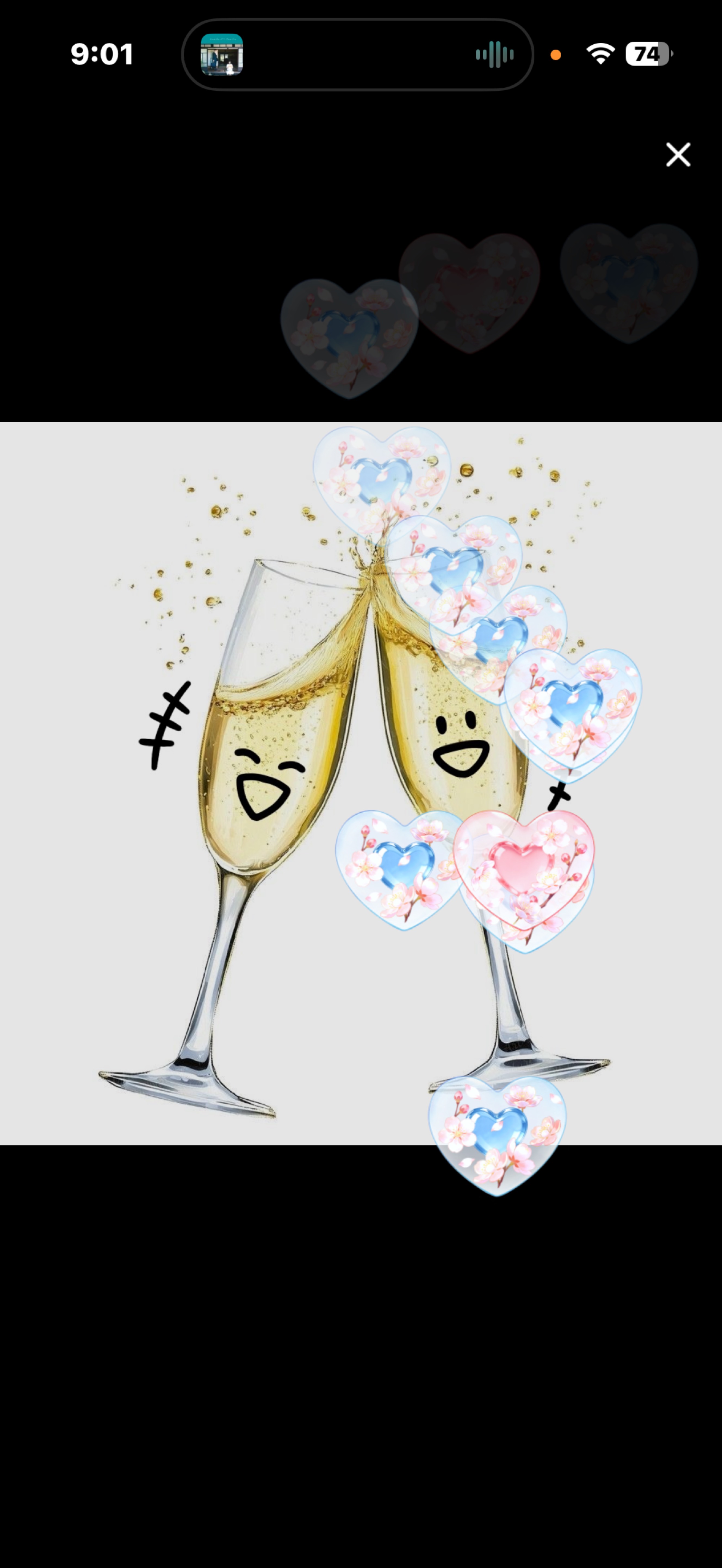 初寝潜◎笑うシャンパンのひととき＿。