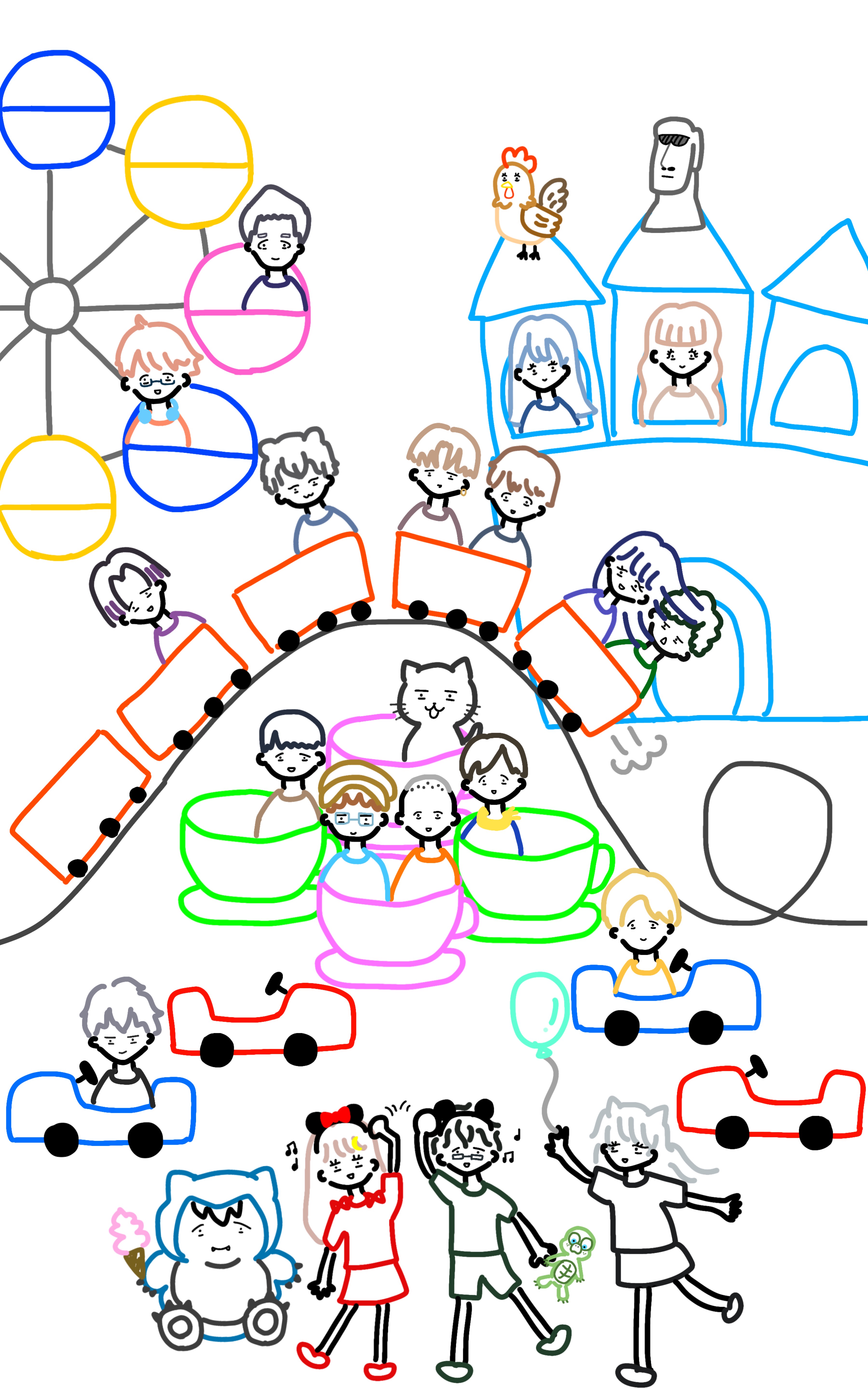 お昼はここ！みんないらっしゃい！