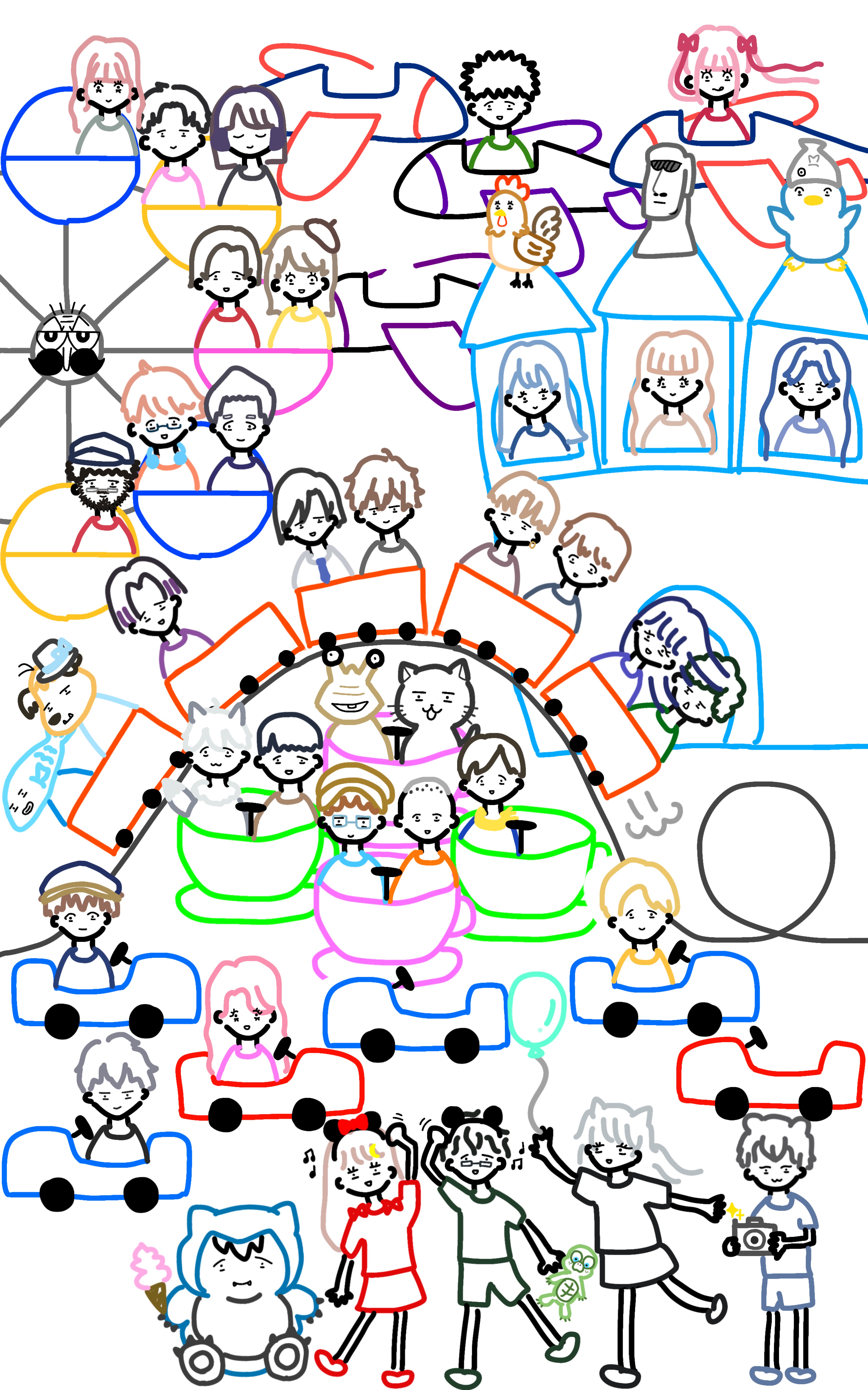 お昼はここ！みんないらっしゃい！