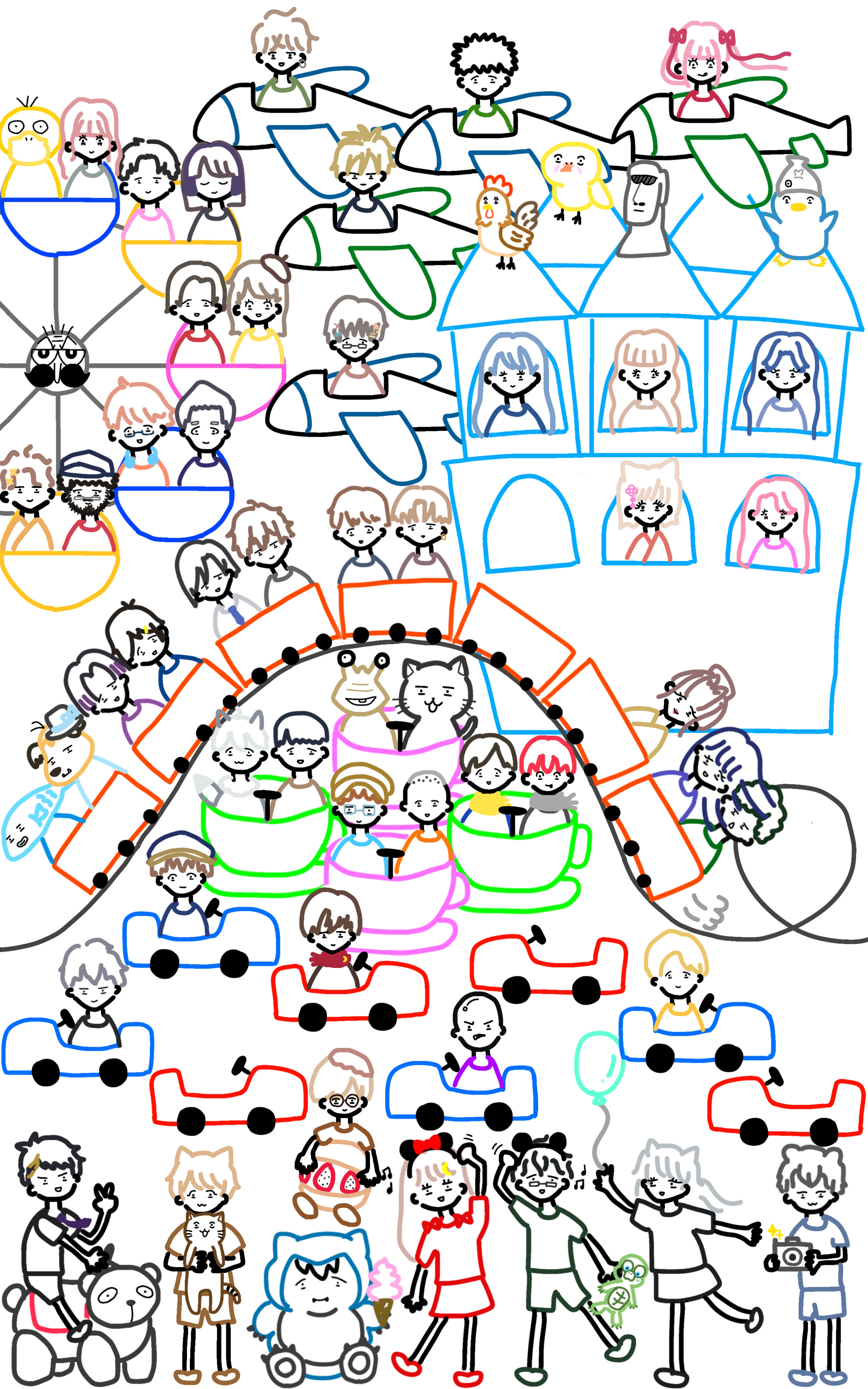 朝はここ！みんないらっしゃい！