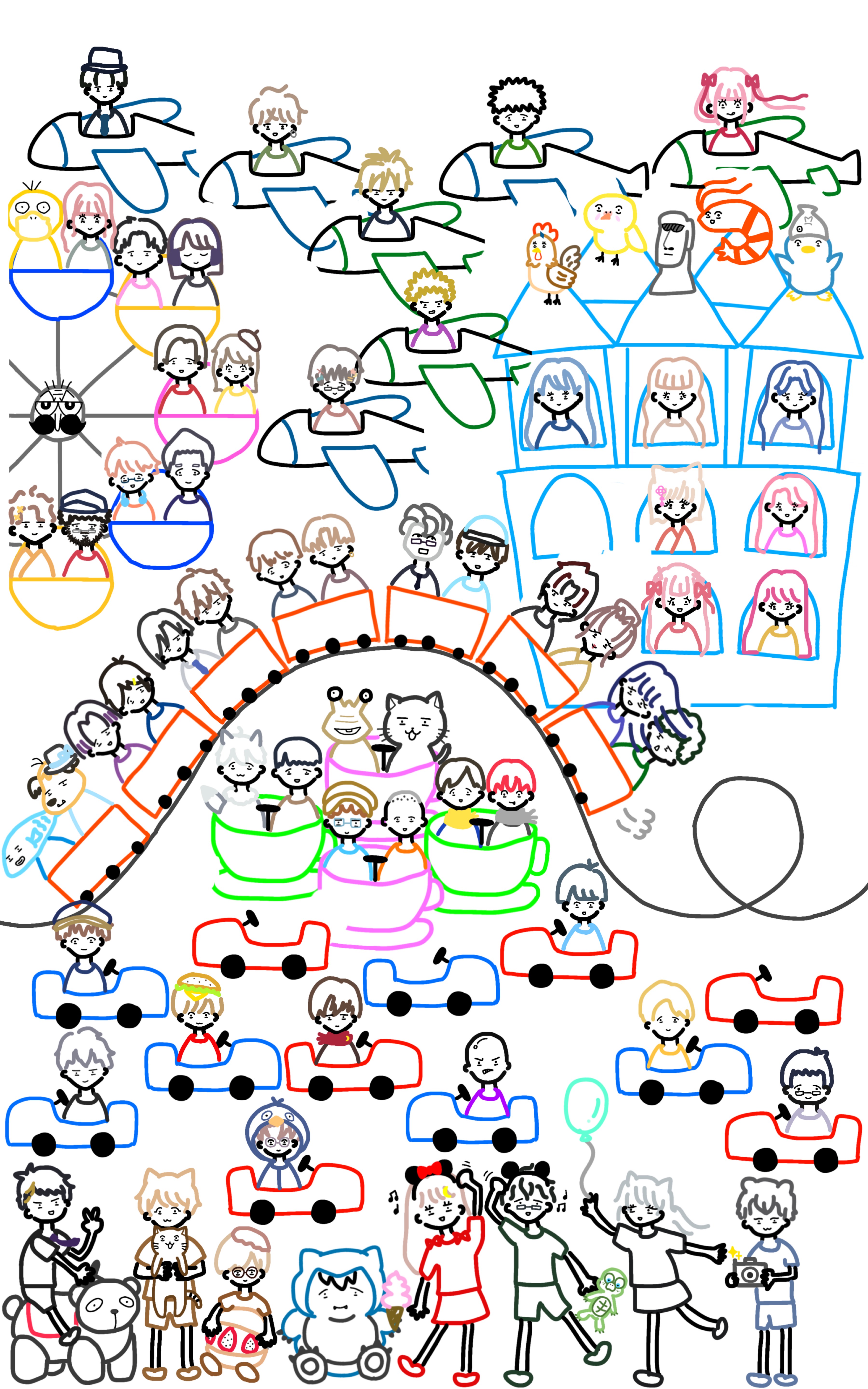 朝はここ！みんないらっしゃい！