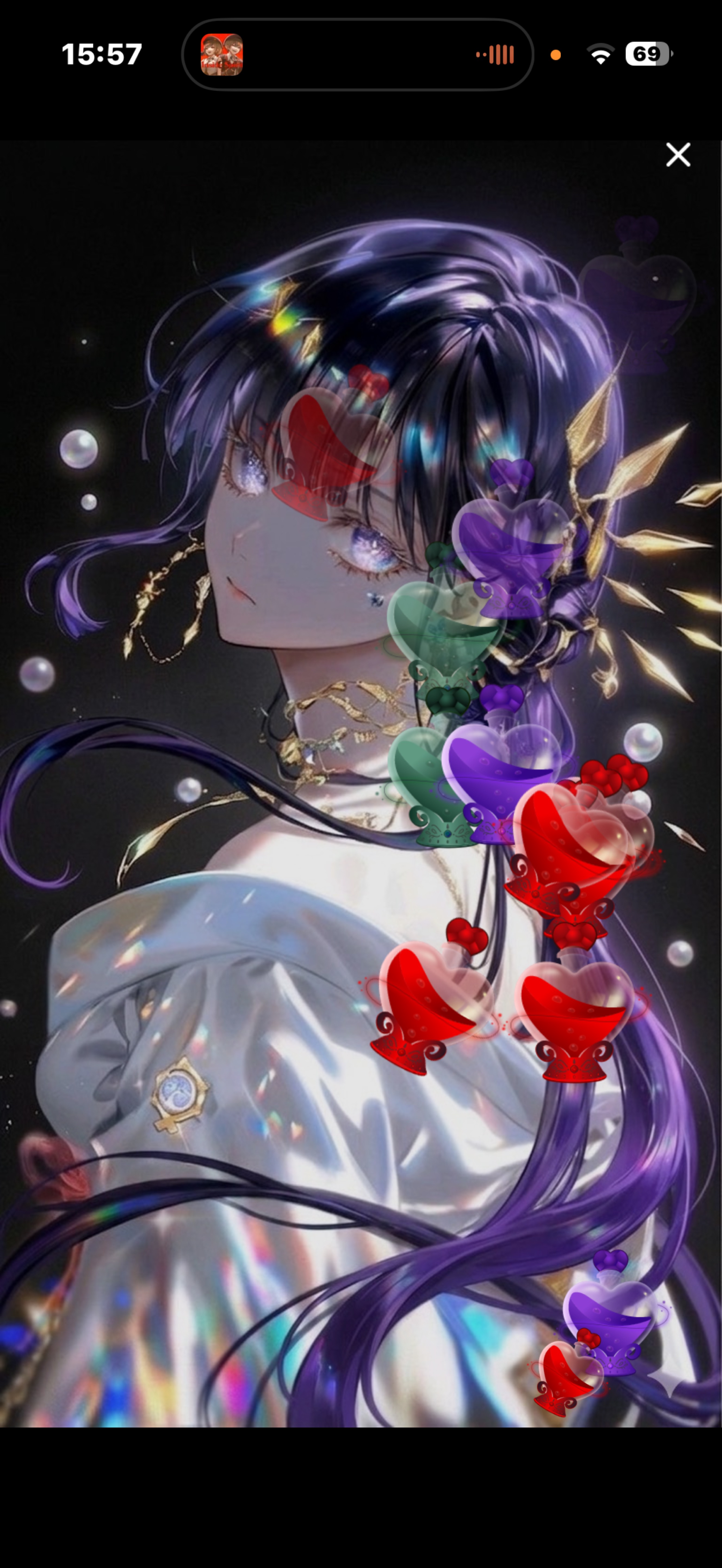 初寝潜◎時間ハート500耐久あと304！