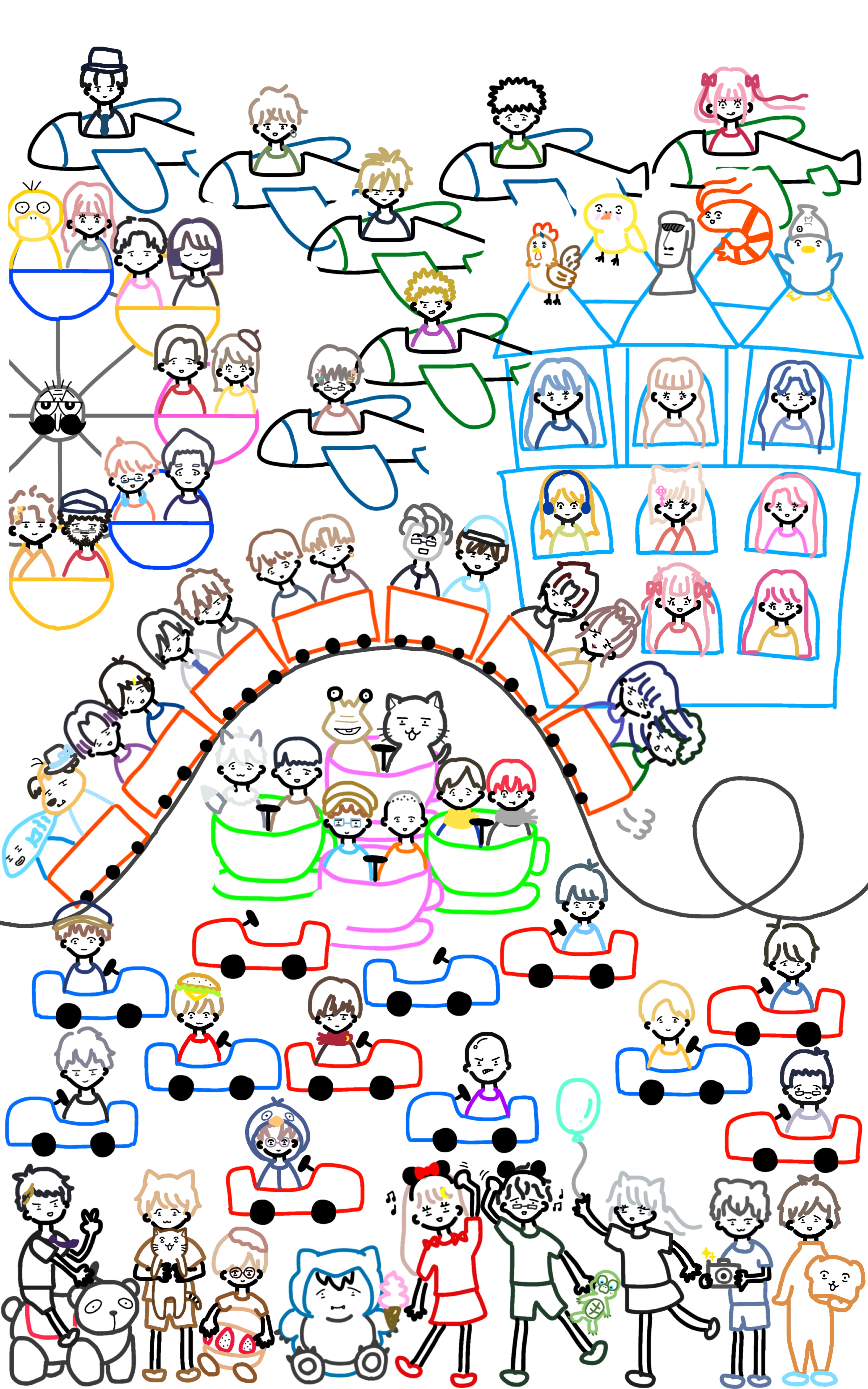 夕方はここ！みんないらっしゃい！