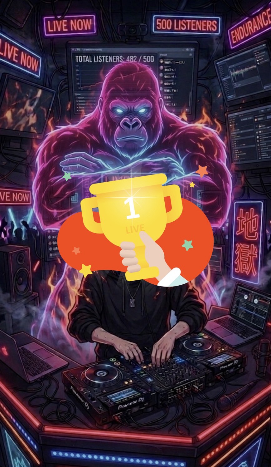 📢🔊トーリス@407人耐久DJ🎧